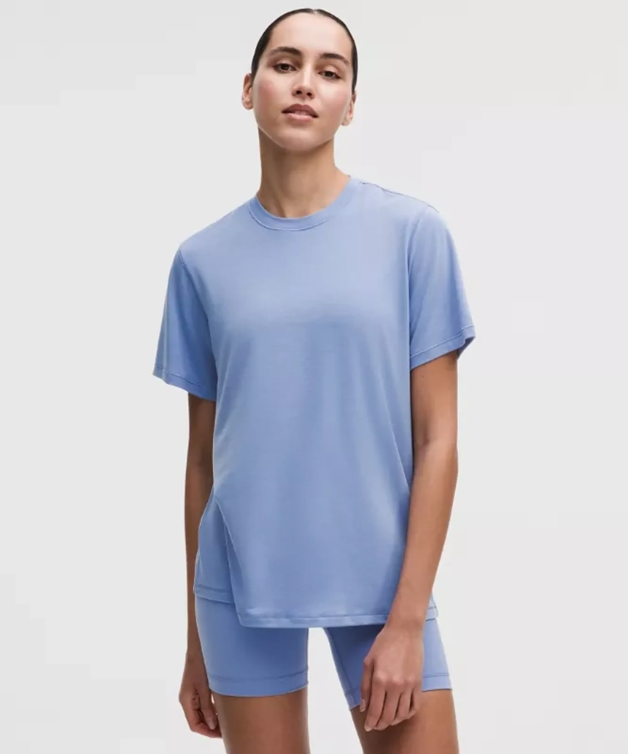 lululemon – Women's Jersey Training Short-Sleeve Shirt – Color Blue – Size 0