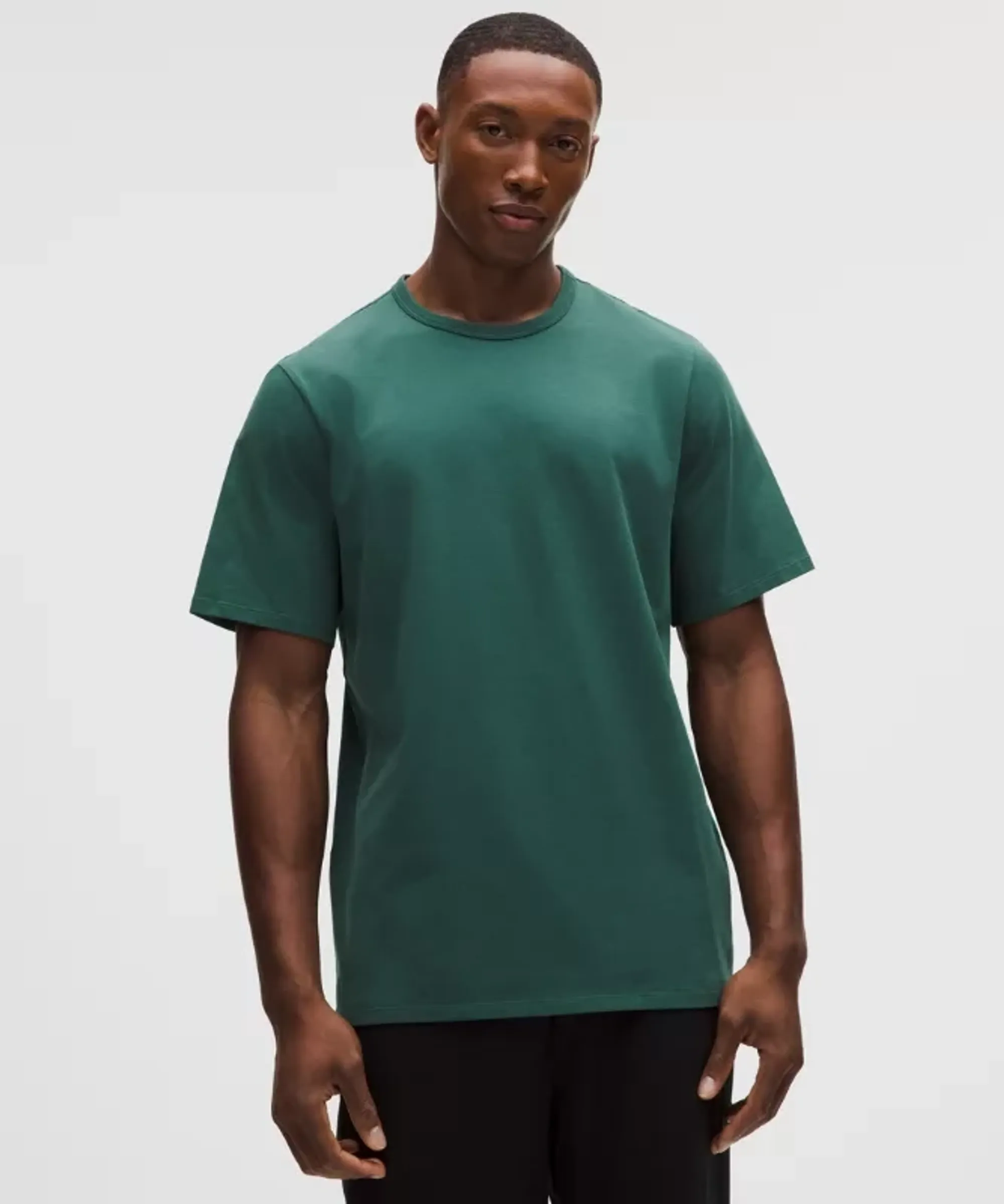 lululemon – Men's Organic Classic-Fit T-Shirt – Color Green – Size Large