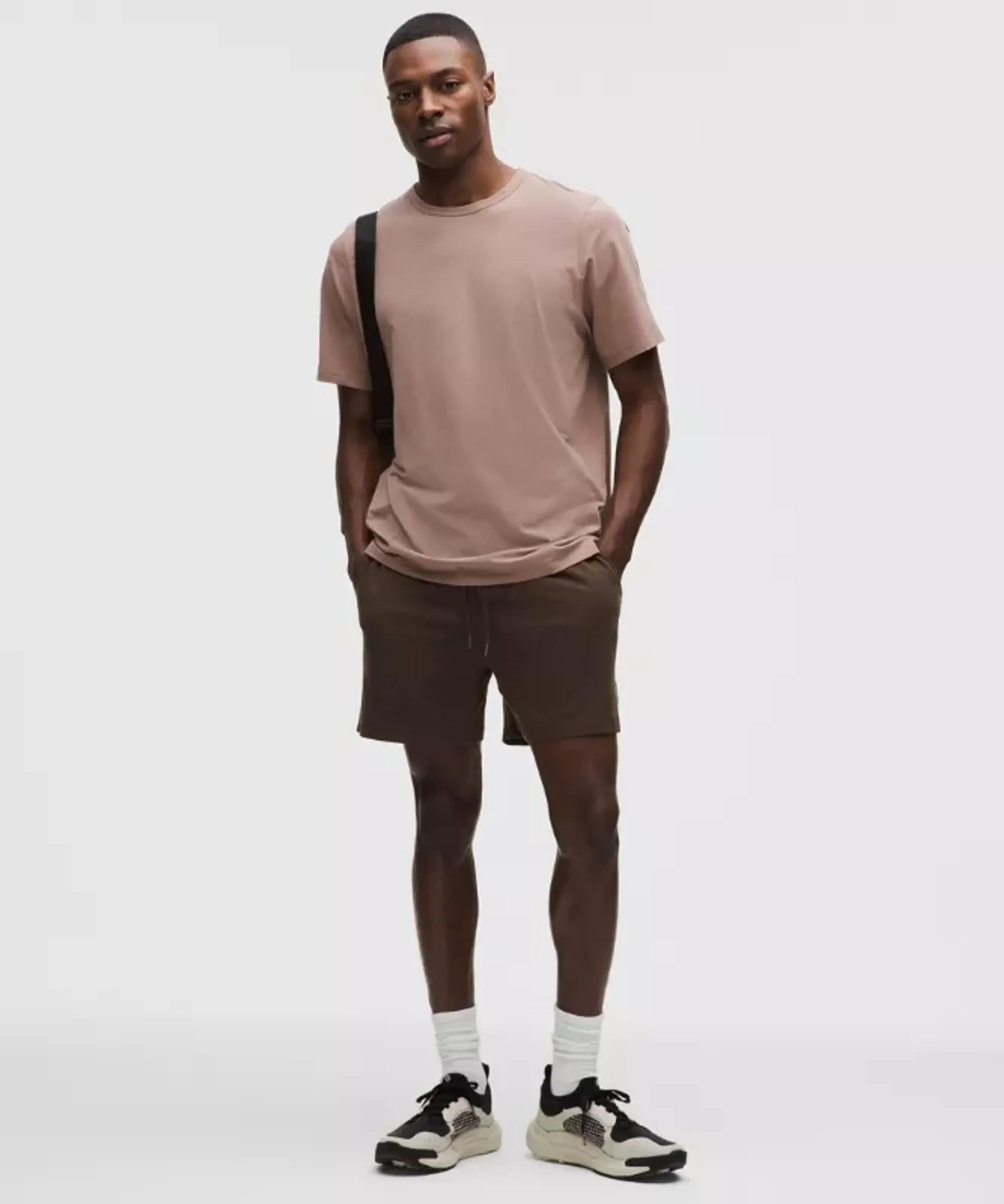 lululemon – Men's Soft Jersey Shorts – 5" – Color Brown – Size Large