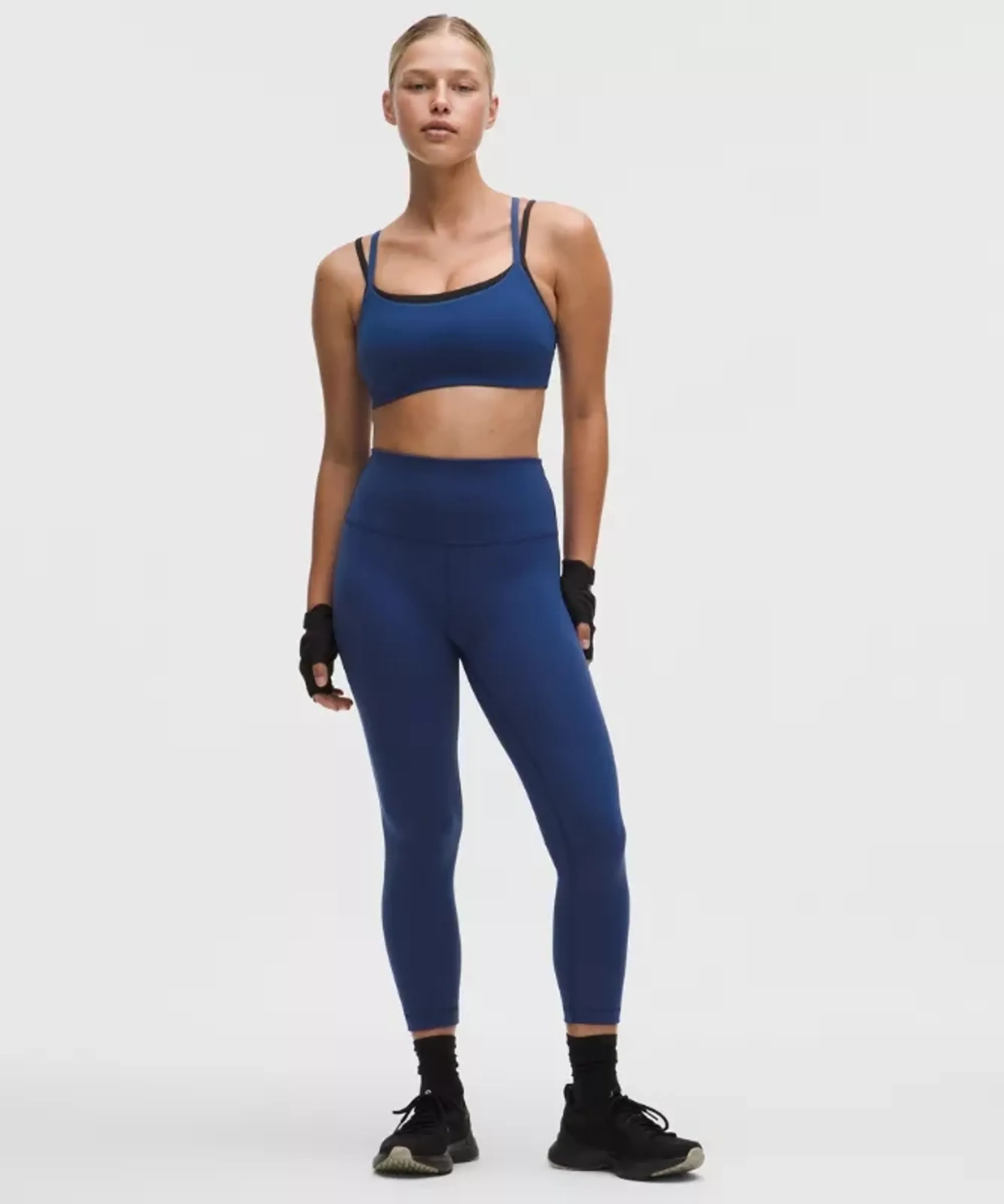 lululemon – Women's Wunder Train High-Rise Crop Leggings – 23" – Color Blue – Size 0