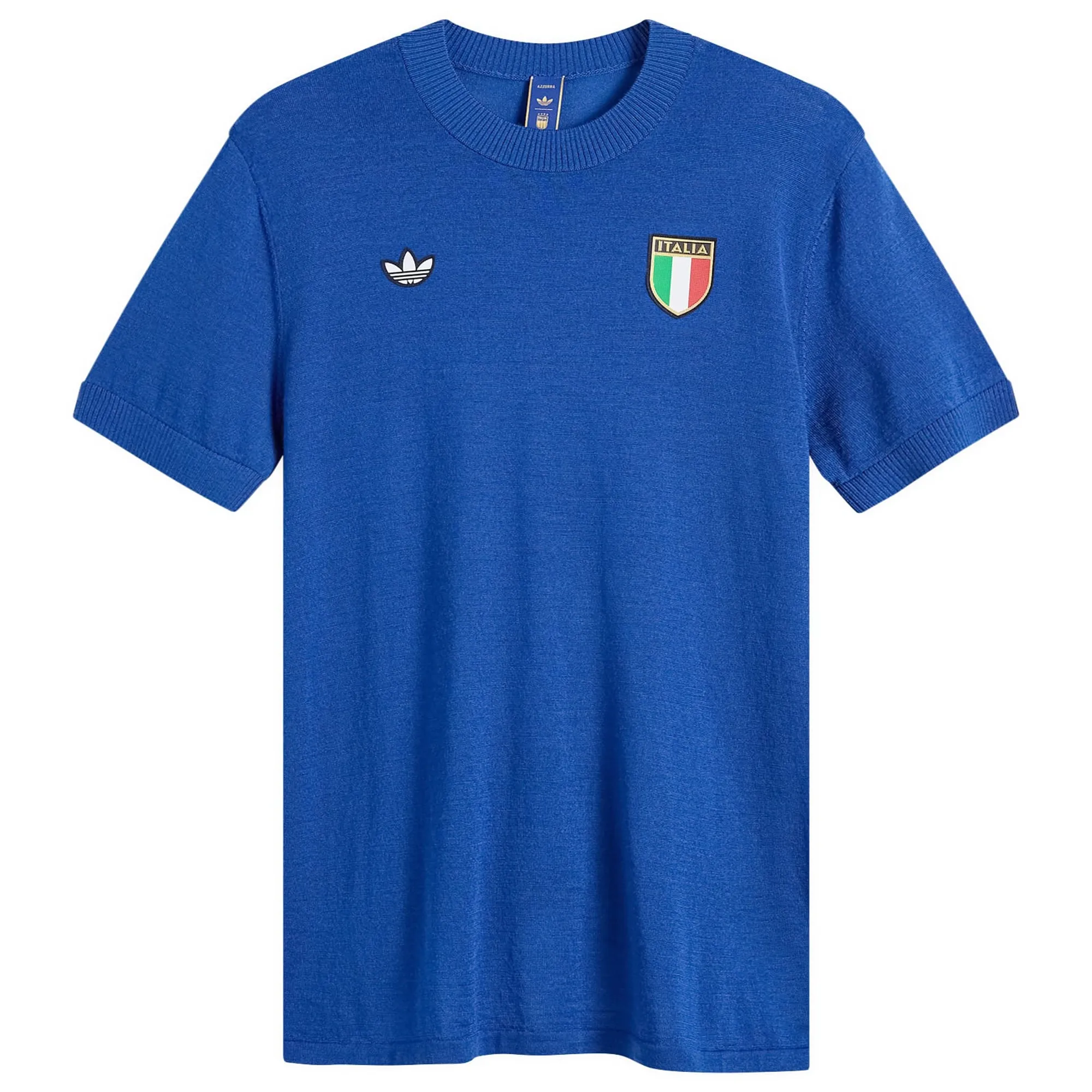 Adidas Men's Italy 70s jersey Top Team Royal Blue