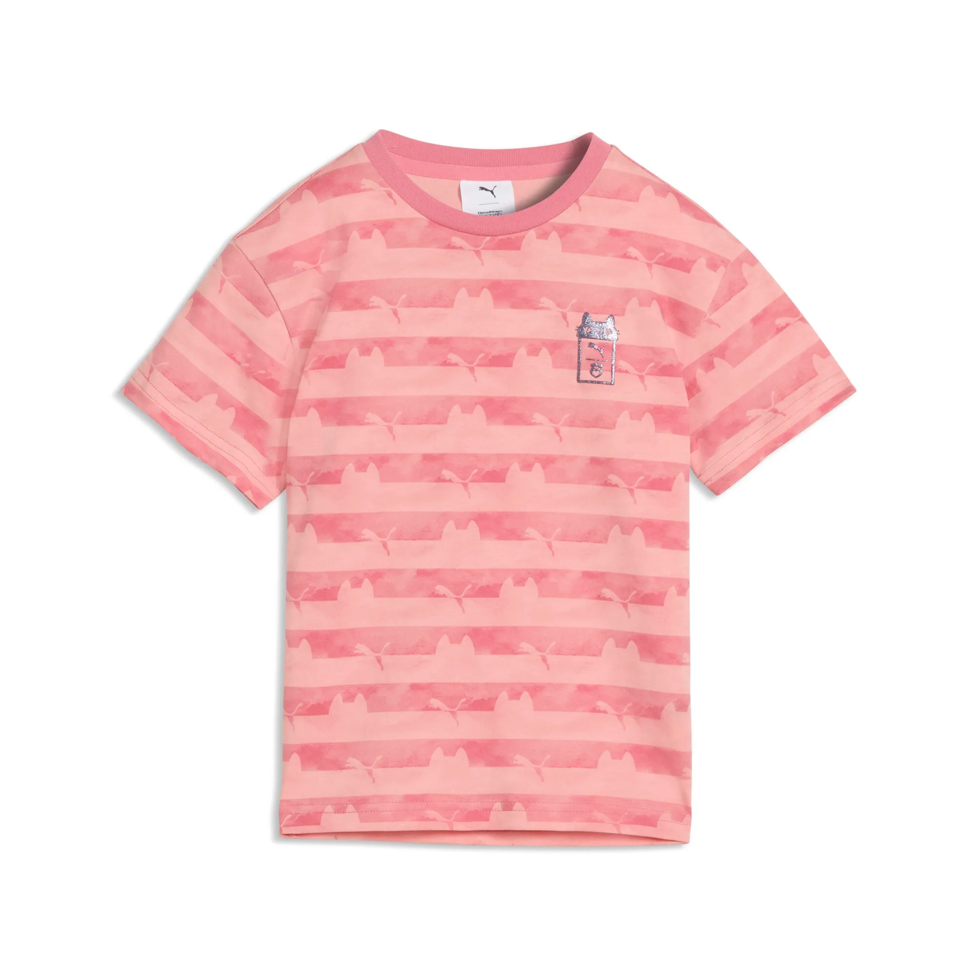PUMA x GABBY'S DOLLHOUSE Relaxed Printed T-Shirt Kids in Pink | Size 3-4 Youth