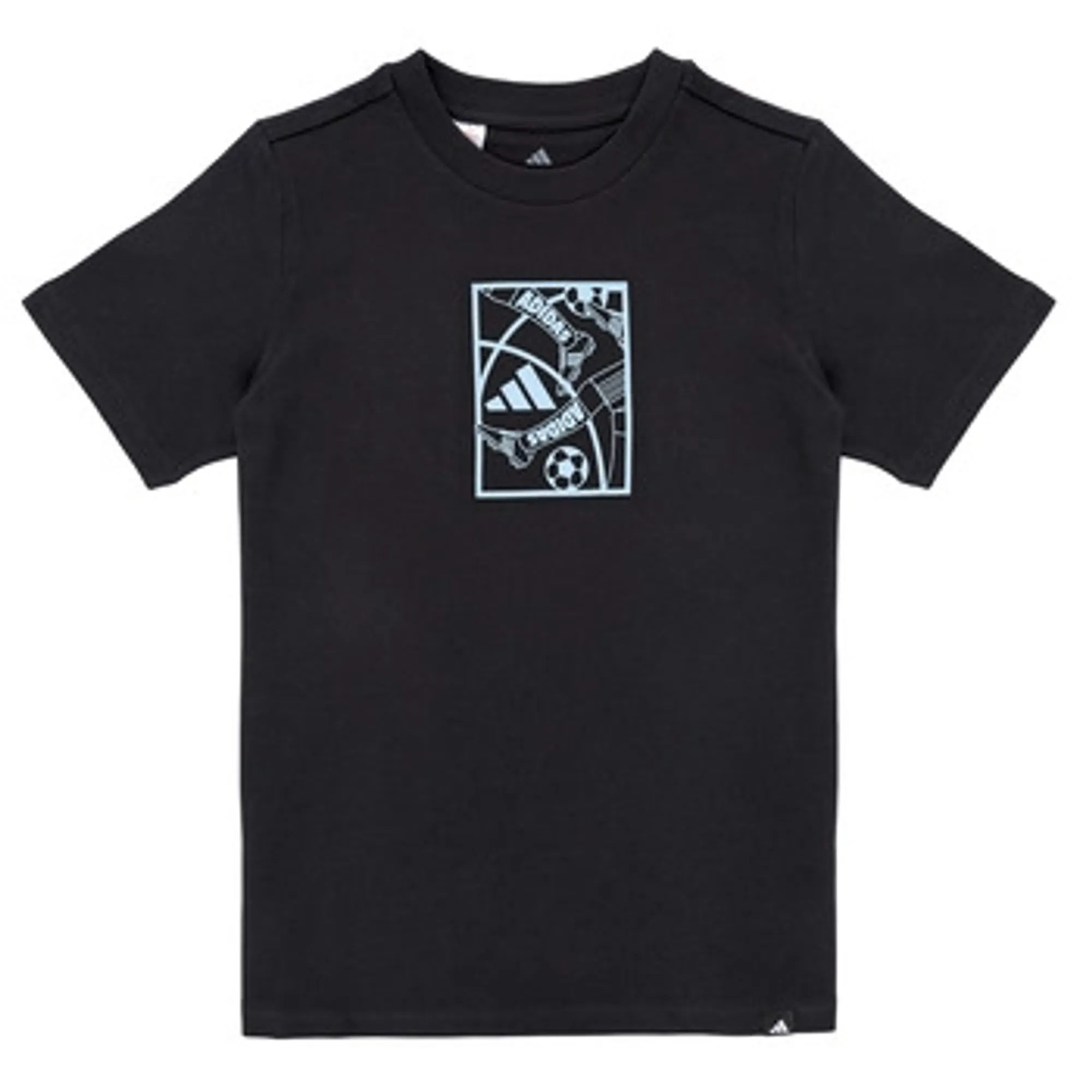 adidas  -  boys's Children's T shirt in Black