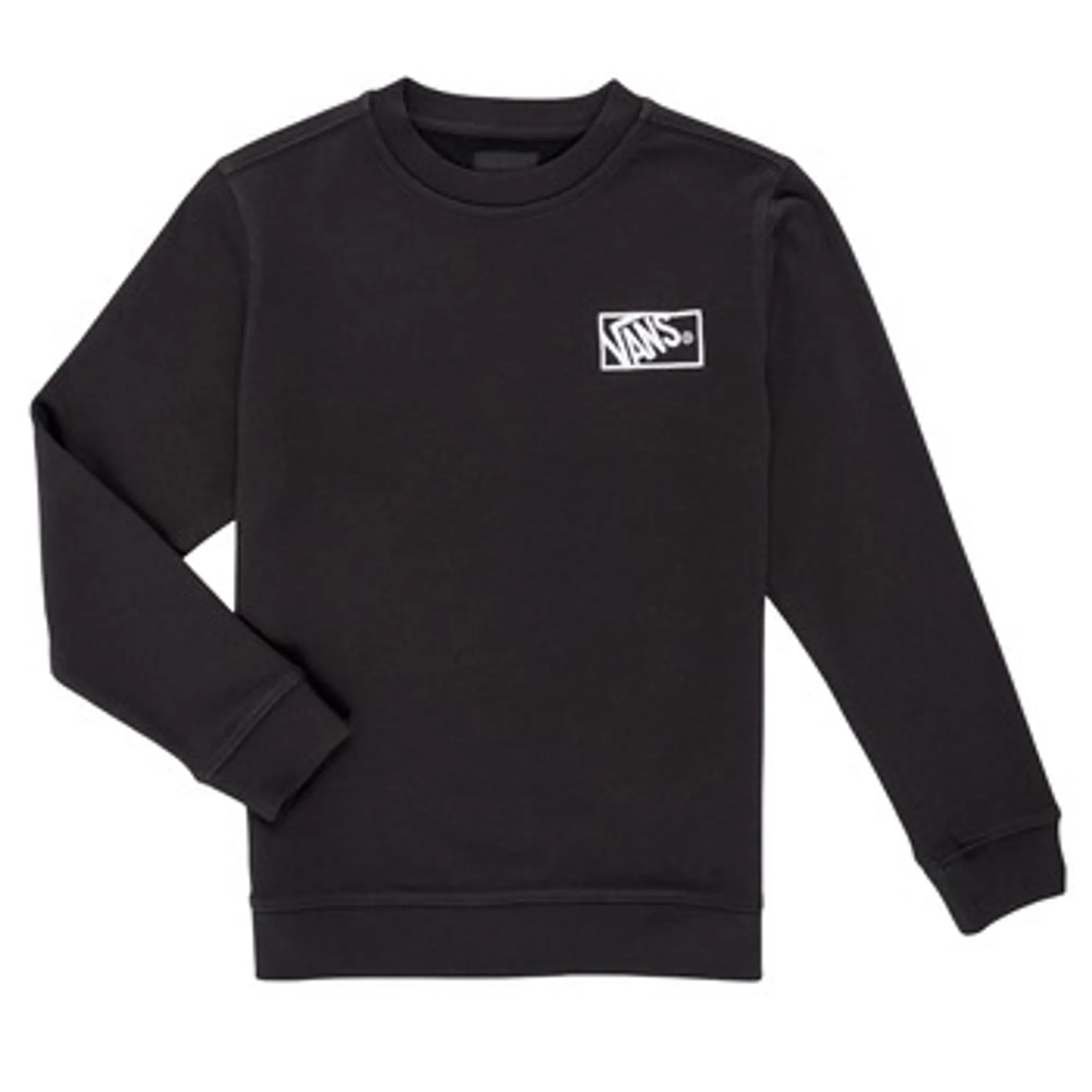 Vans  BY BLOCKED BOX CREW  girls's Children's Sweatshirt in Black