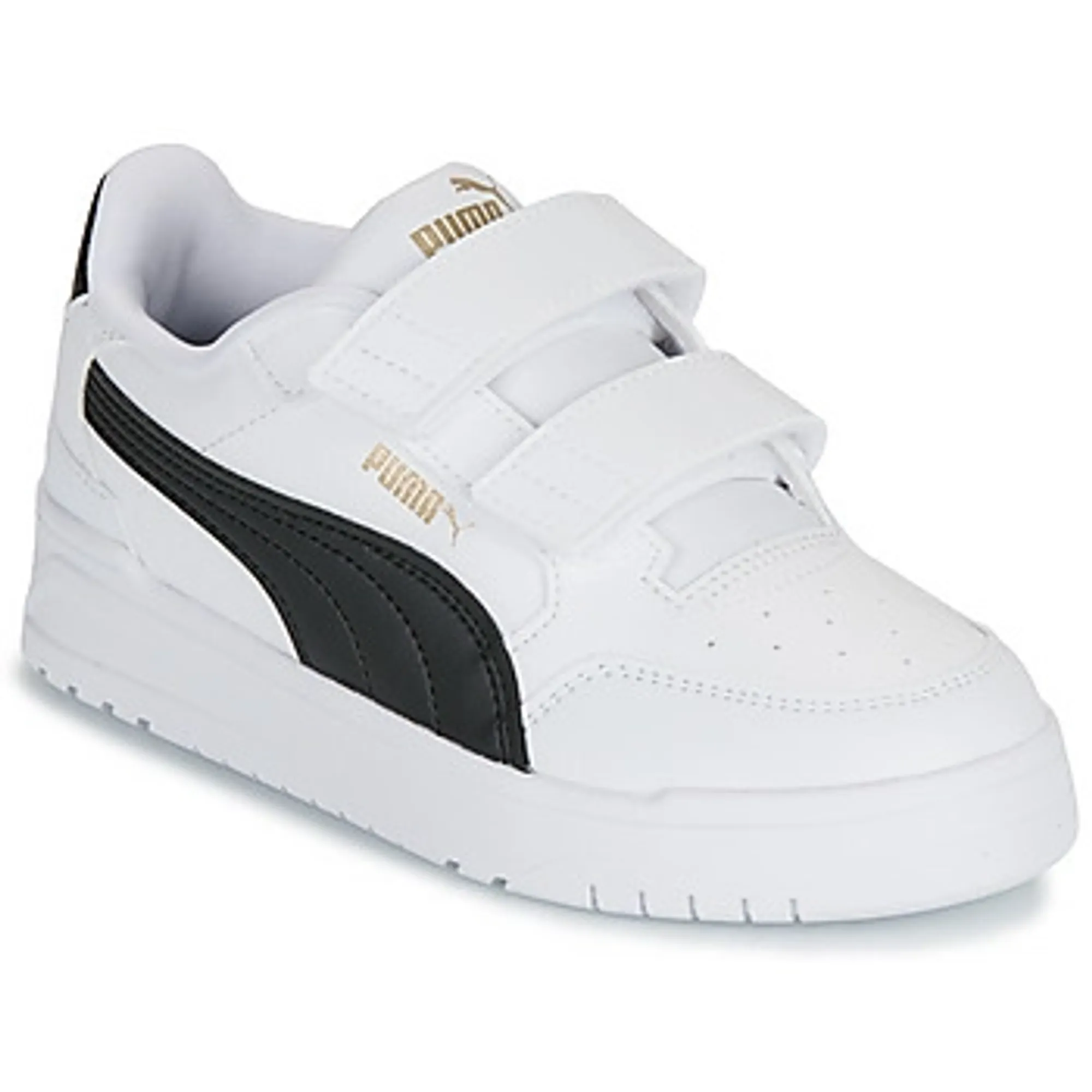 Puma  Shuffle Downtown Lo V PS  boys's Children's Shoes (Trainers) in White