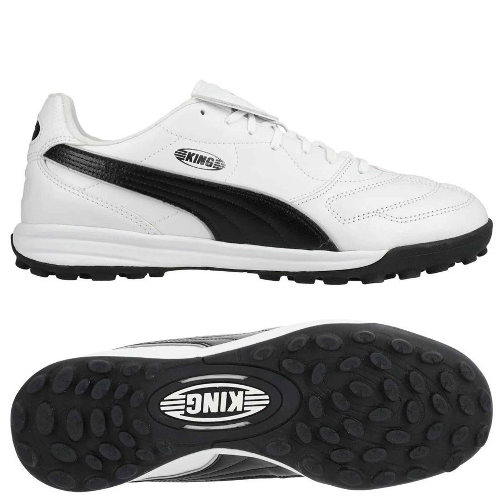 Puma King Liga Tt - Puma White/Puma Black - ['White']