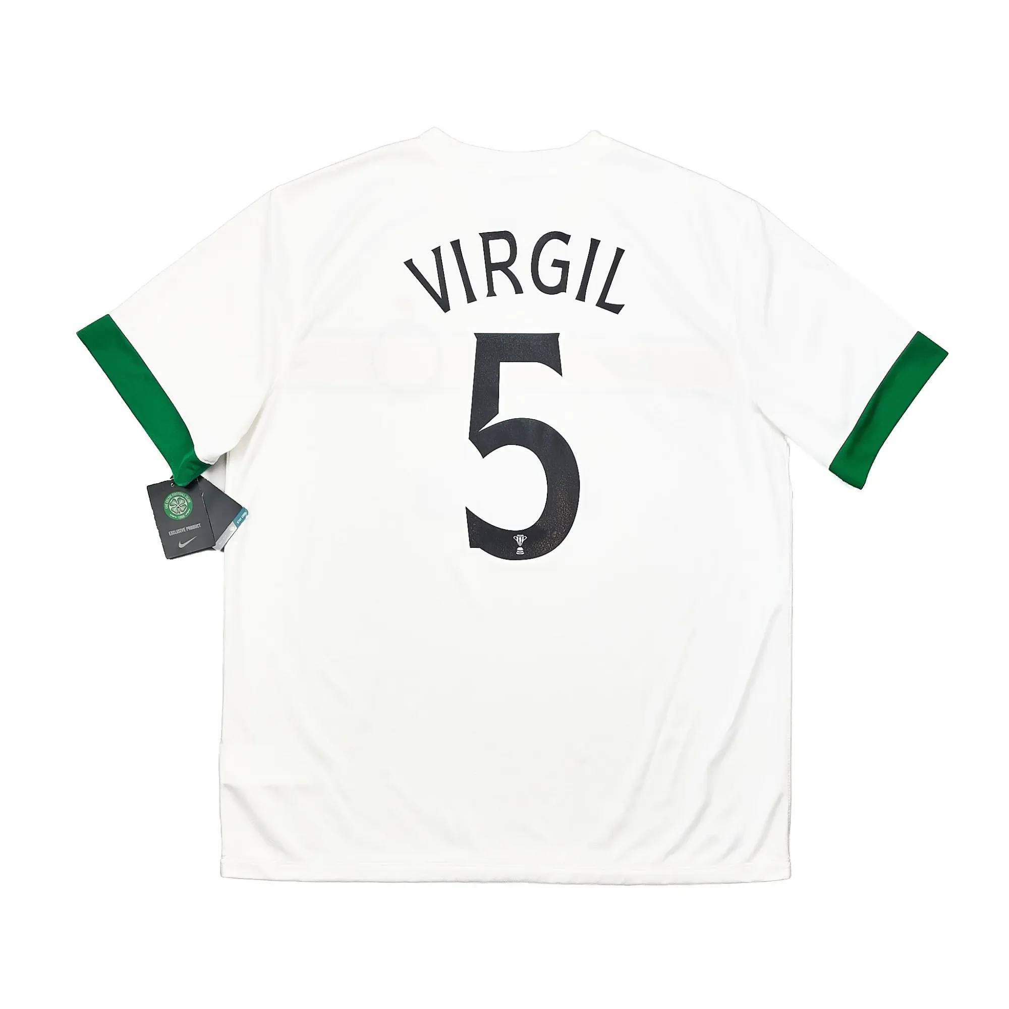 2014/15 Celtic Virgil #5 *BNWT* European Third Shirt (XL) Nike | Cult Kits