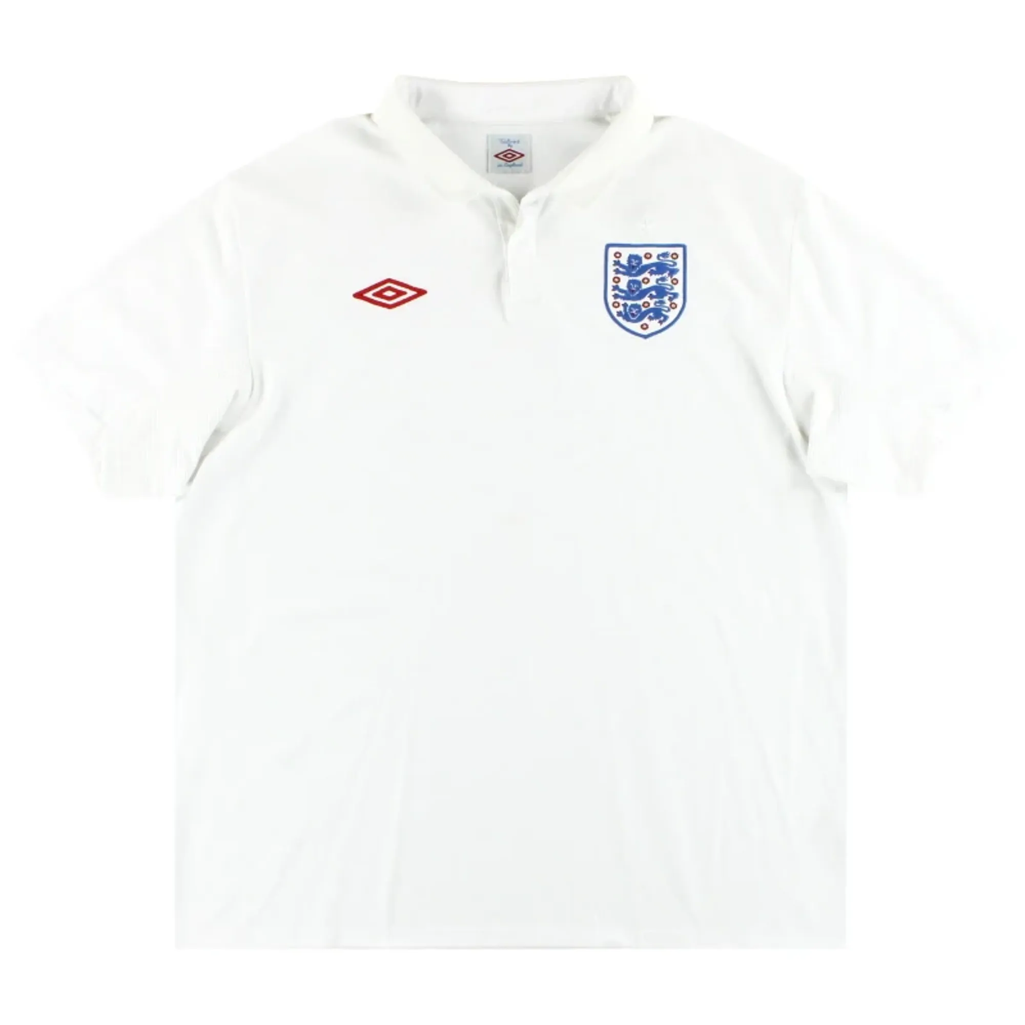 2009-10 England Umbro Home Shirt XL - England / Excellent 