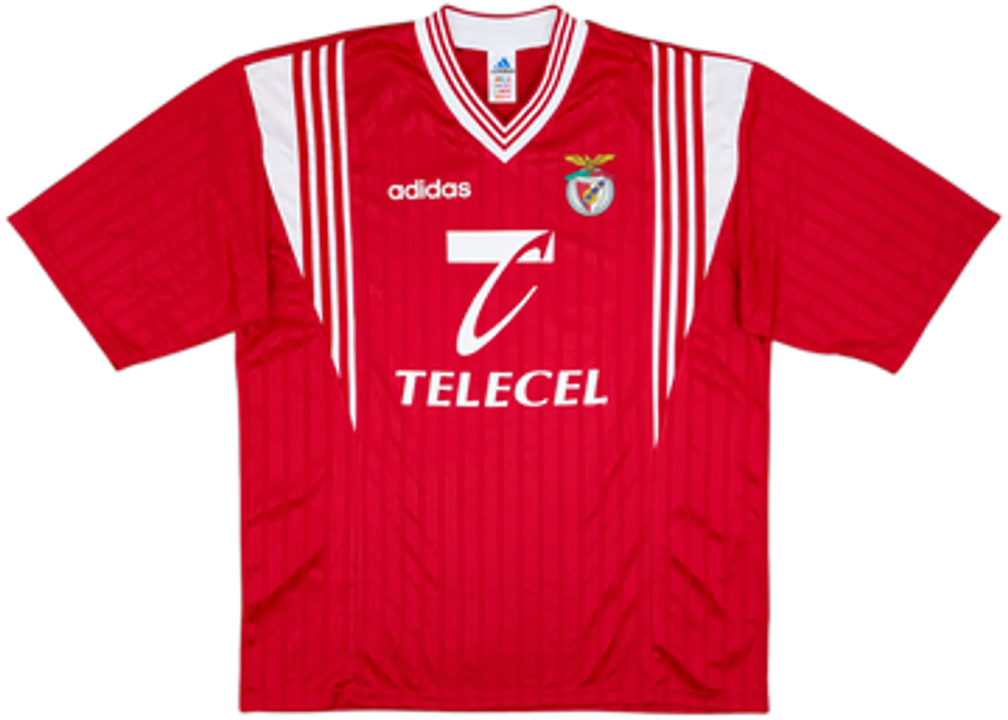 1997-98 Benfica Basic Home Shirt Joao Pinto #8 - 6/10 - (XL)