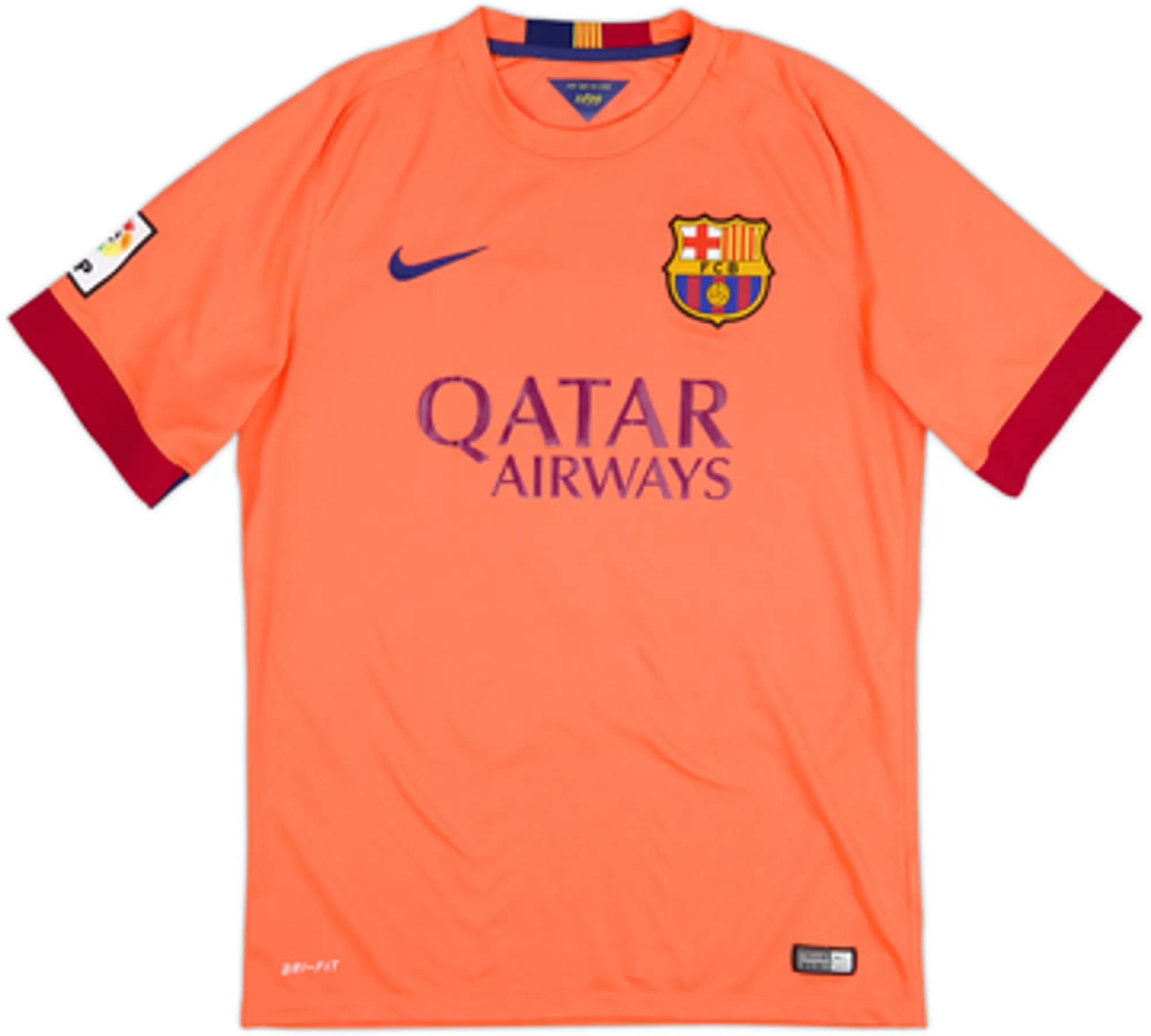 2014-15 Barcelona Away Shirt Suarez #9 - 10/10 - (M)