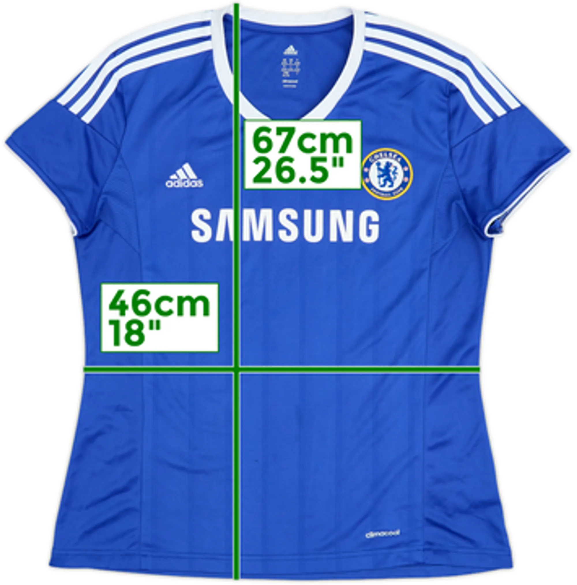 2013-14 Chelsea Home Shirt - 8/10 - (Women's XL)