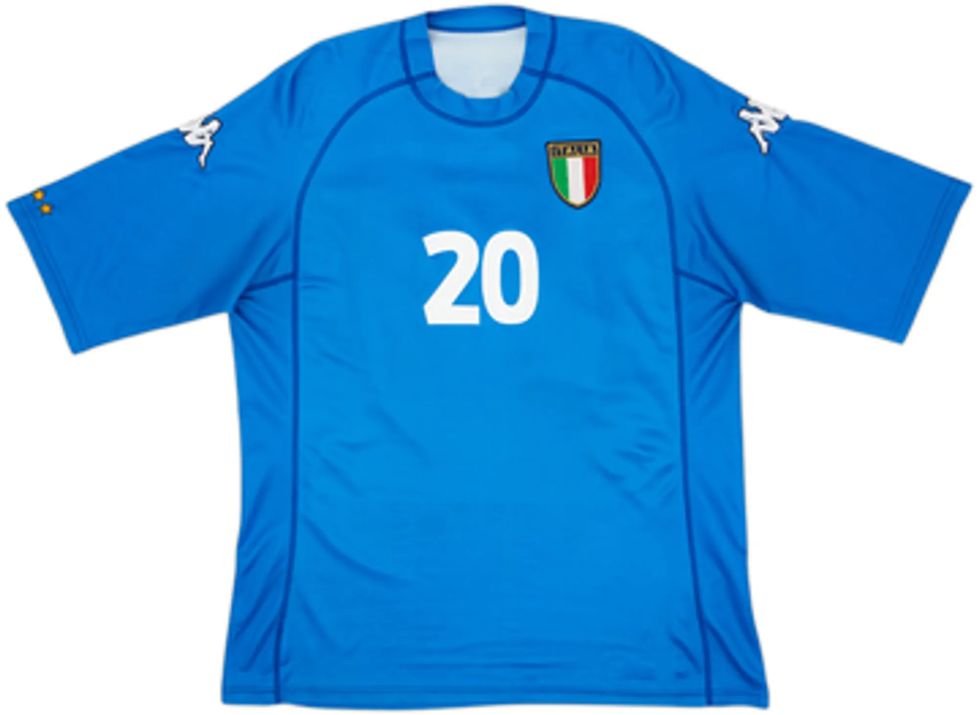 2000-01 Italy Basic Home Shirt Totti #20 - 7/10 - (XL)