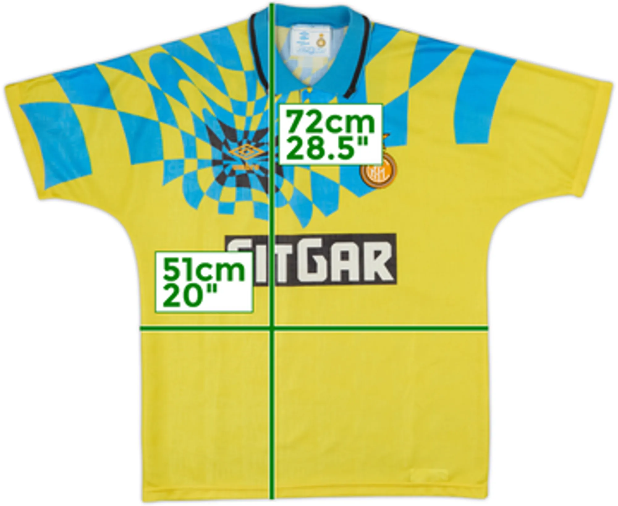 1991-92 Inter Milan Third Shirt - 9/10 - (M)