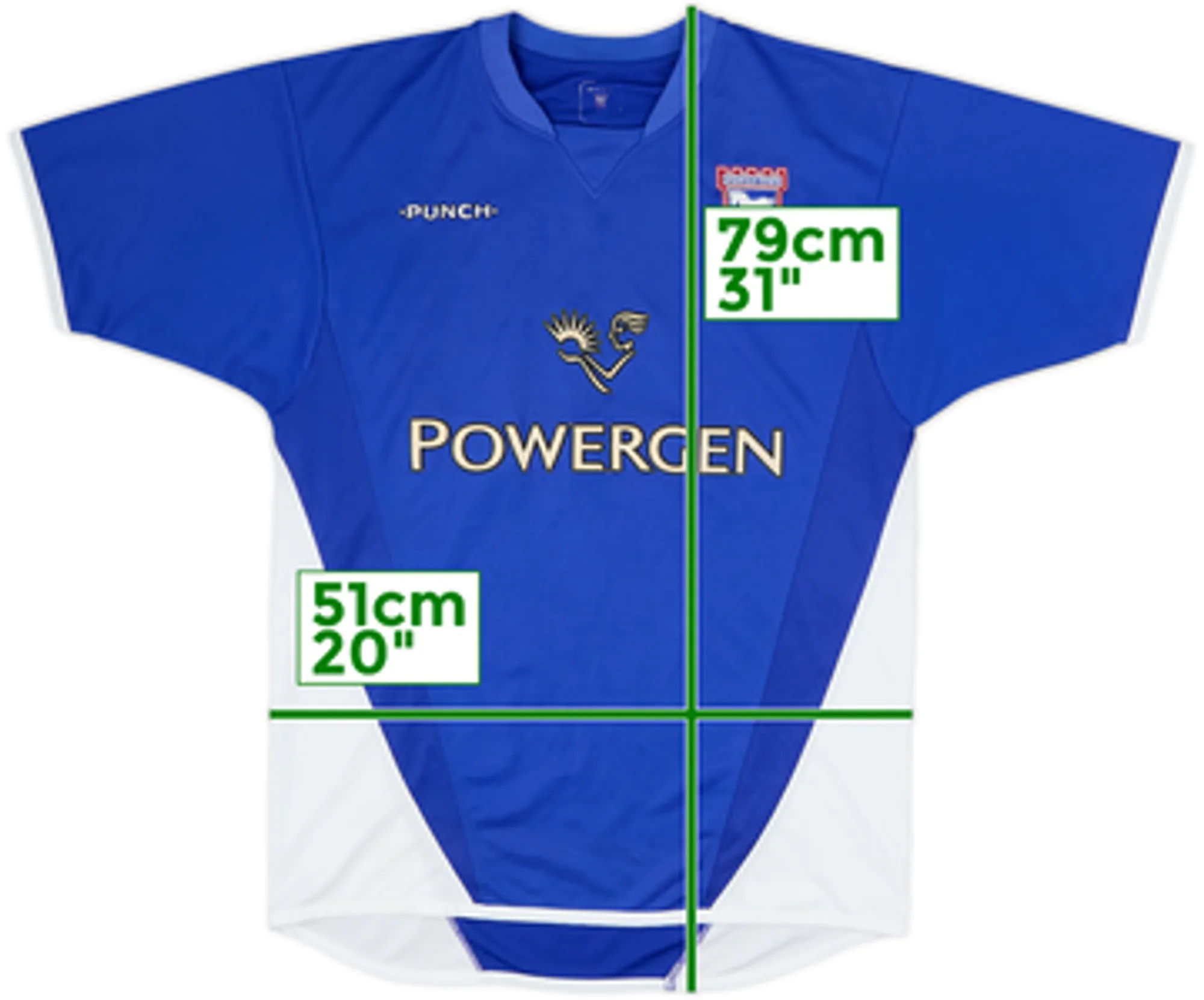 2003-05 Ipswich Home Shirt - 8/10 - (M)