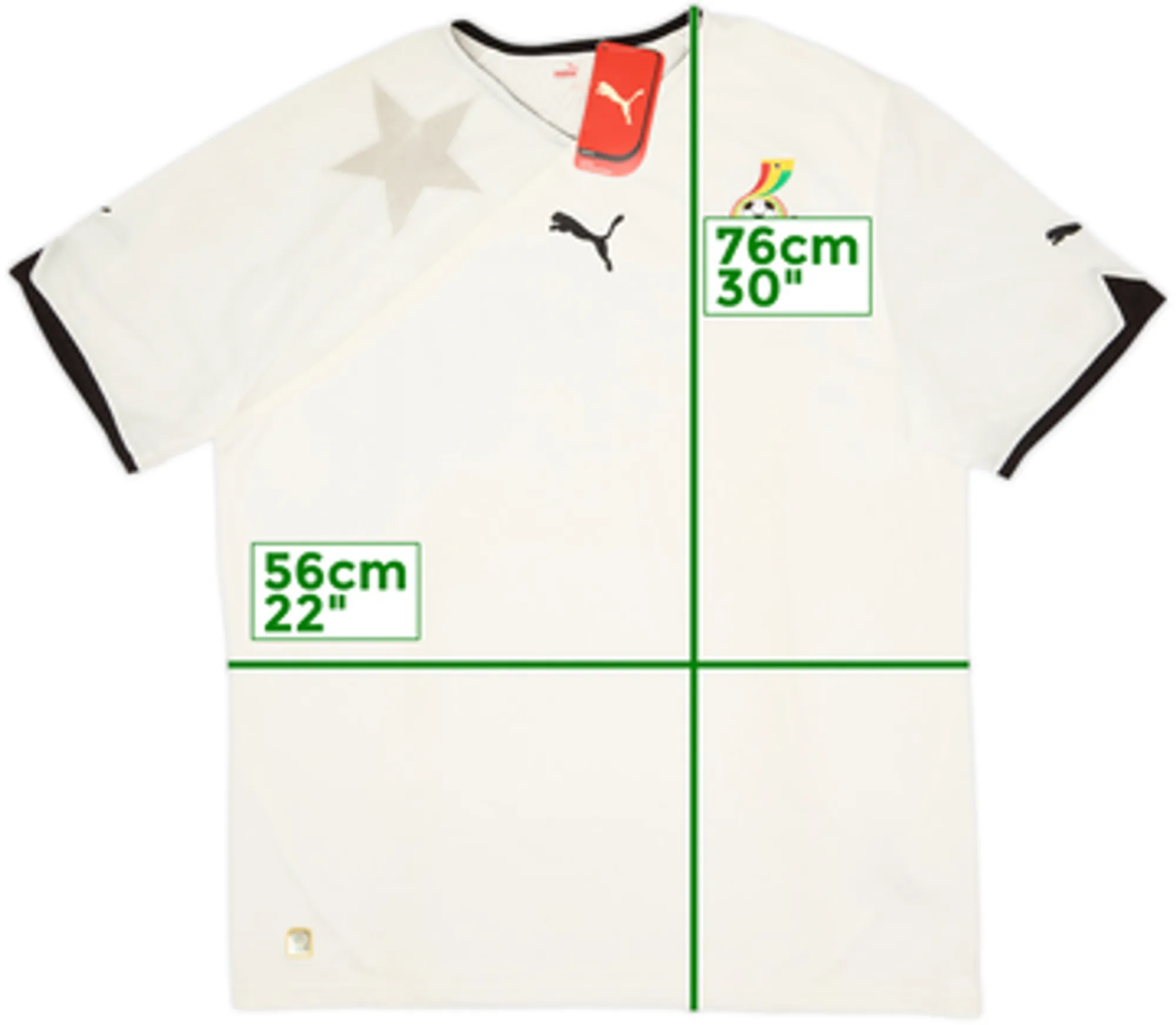 2010-11 Ghana Home Shirt (XL)