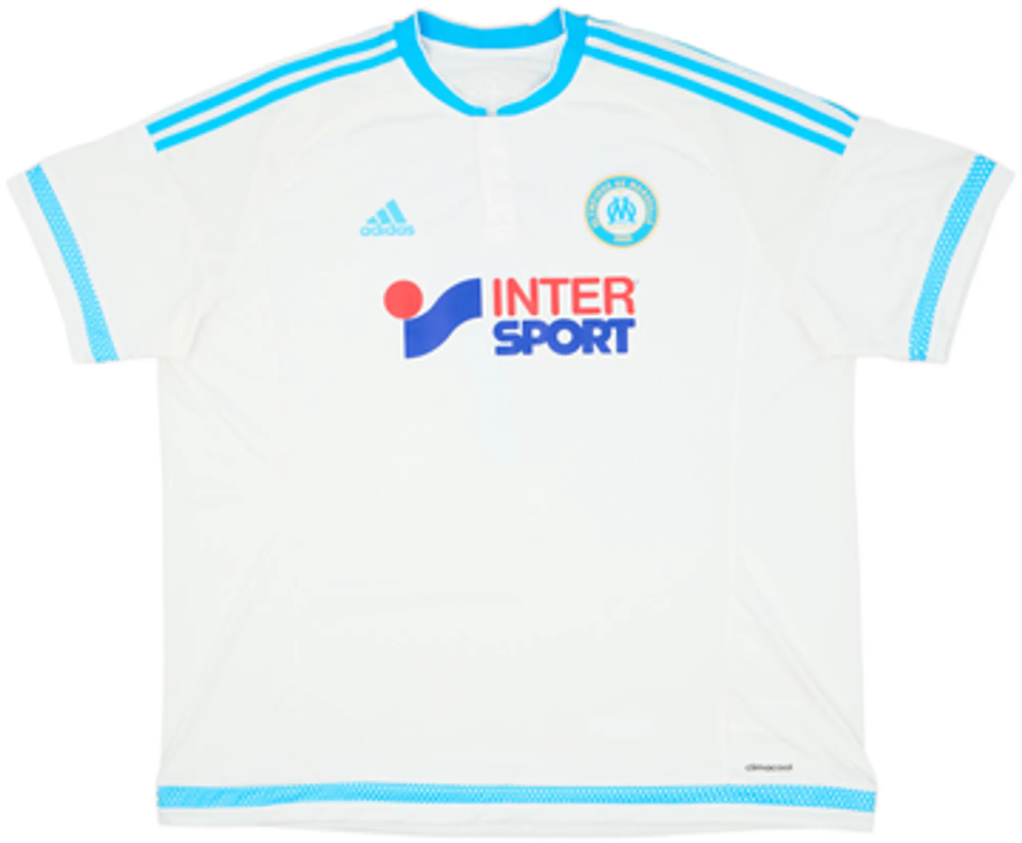 2015-16 Olympique Marseille Home Shirt Ocampos #7 - 9/10 - (XXL)