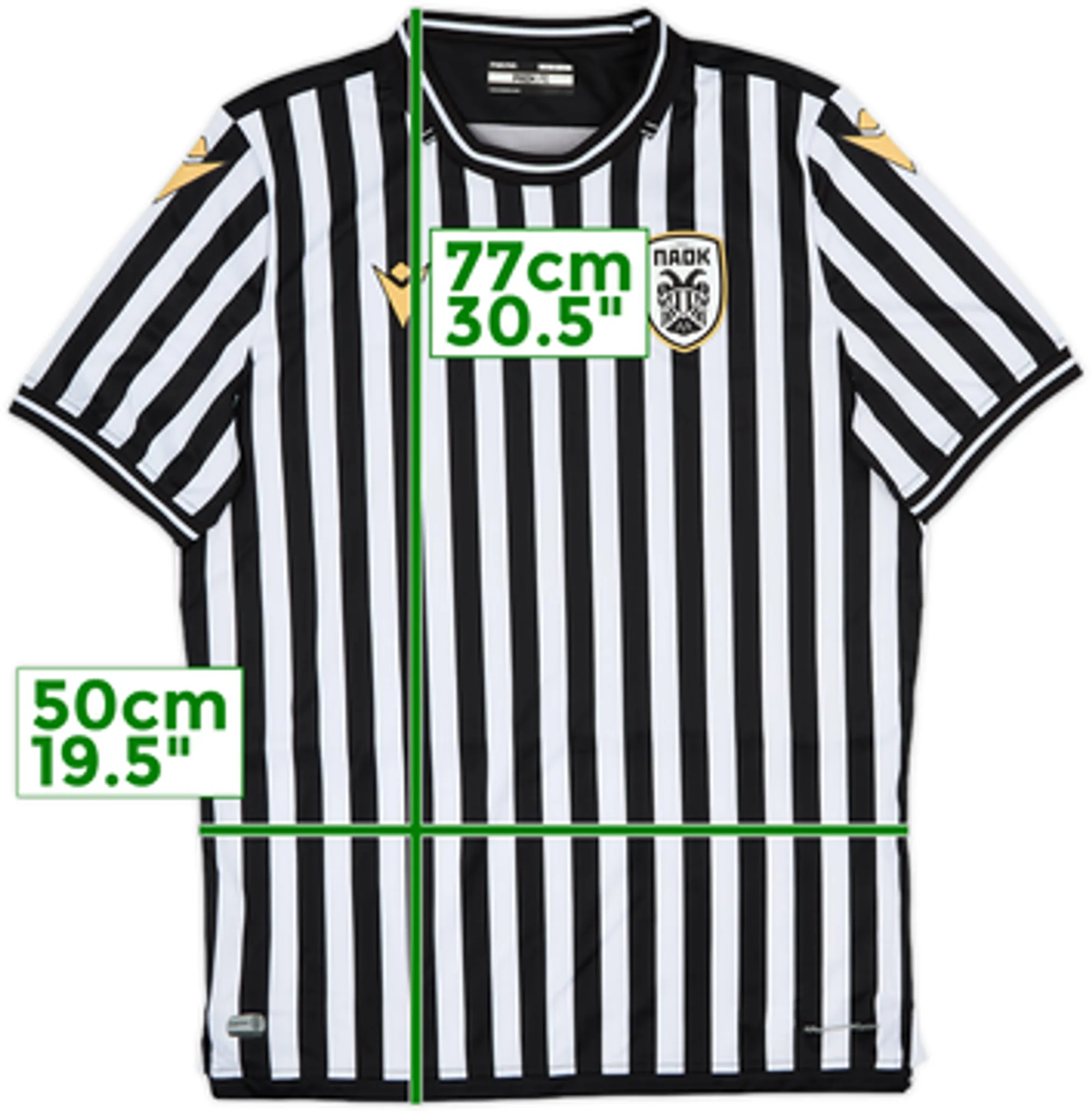 2020-21 PAOK Home Shirt - 9/10 - (L)