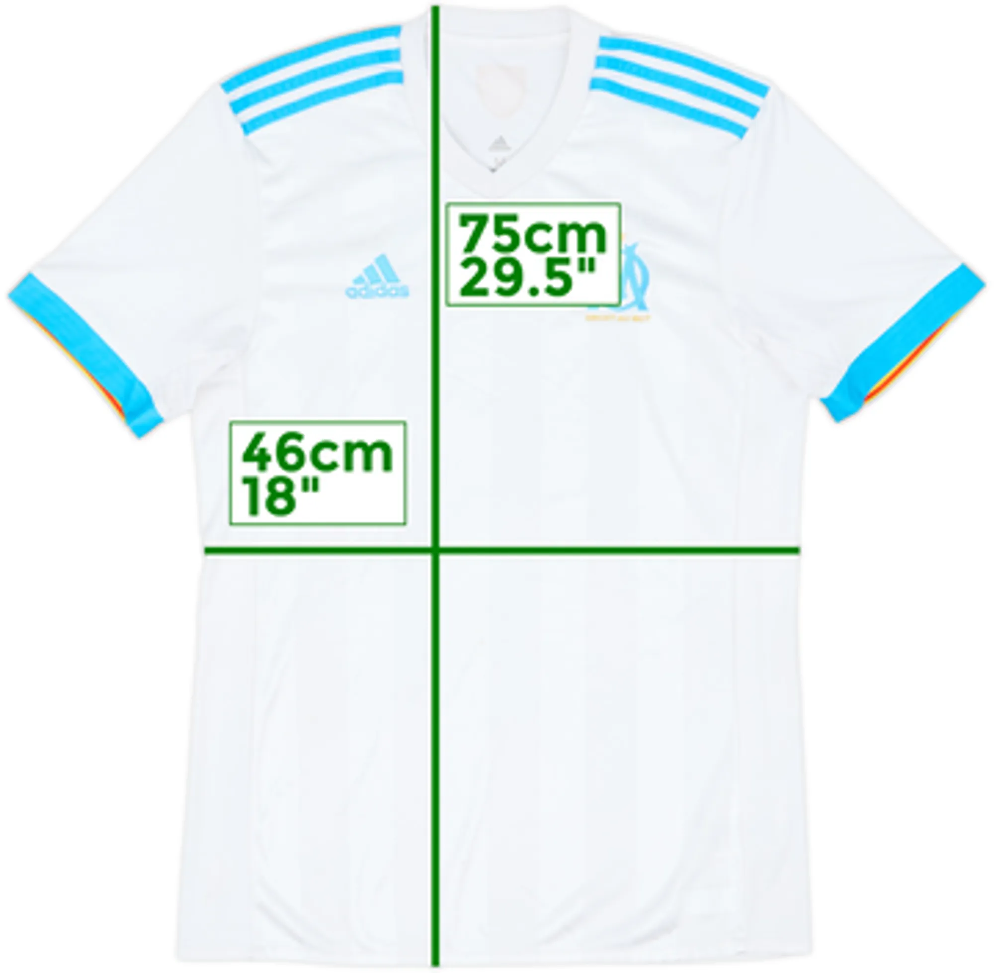 2017-18 Olympique Marseille Home Shirt - 8/10 - (M)