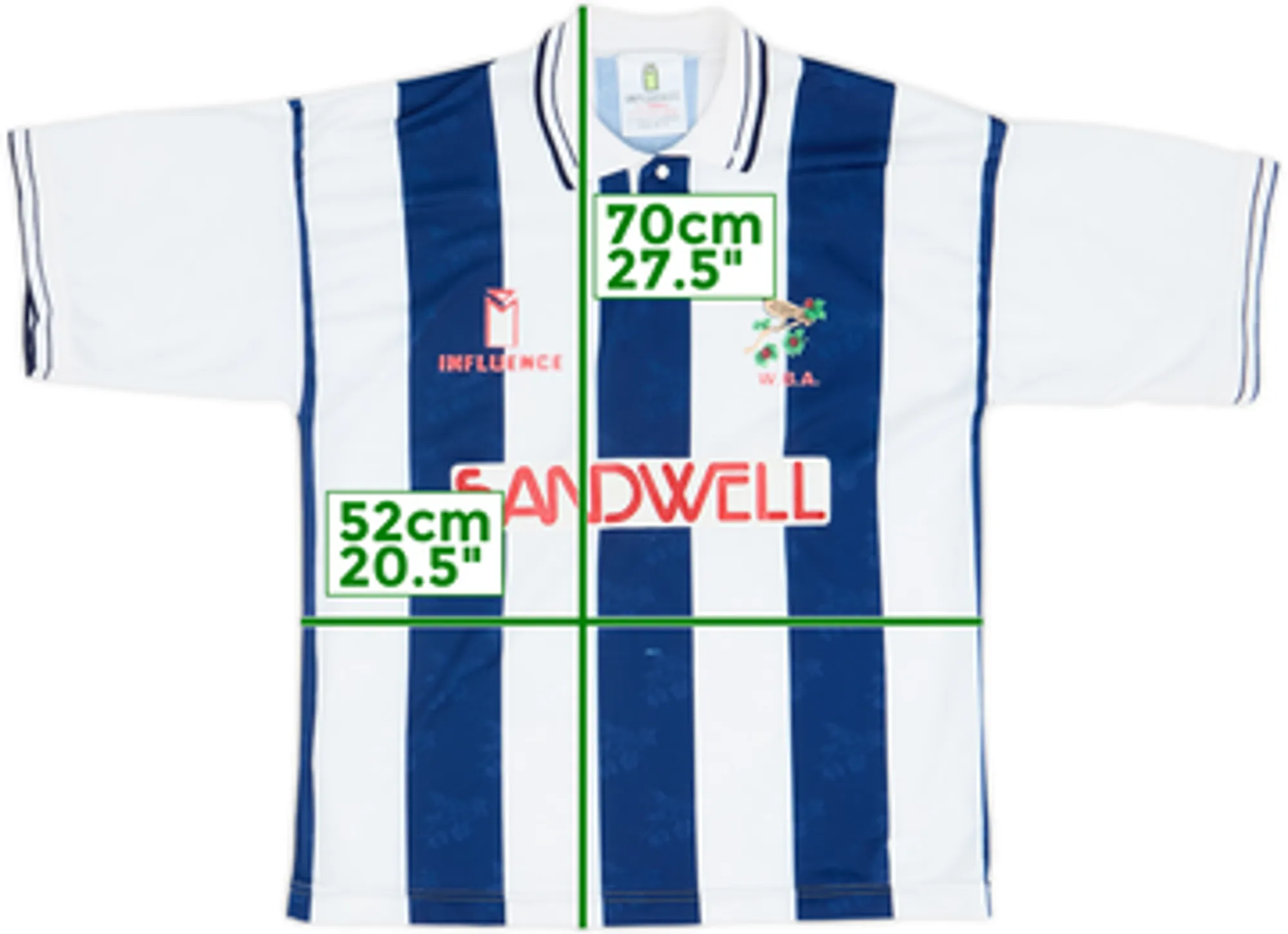 1991-92 West Brom Home Shirt - 5/10 - (S)