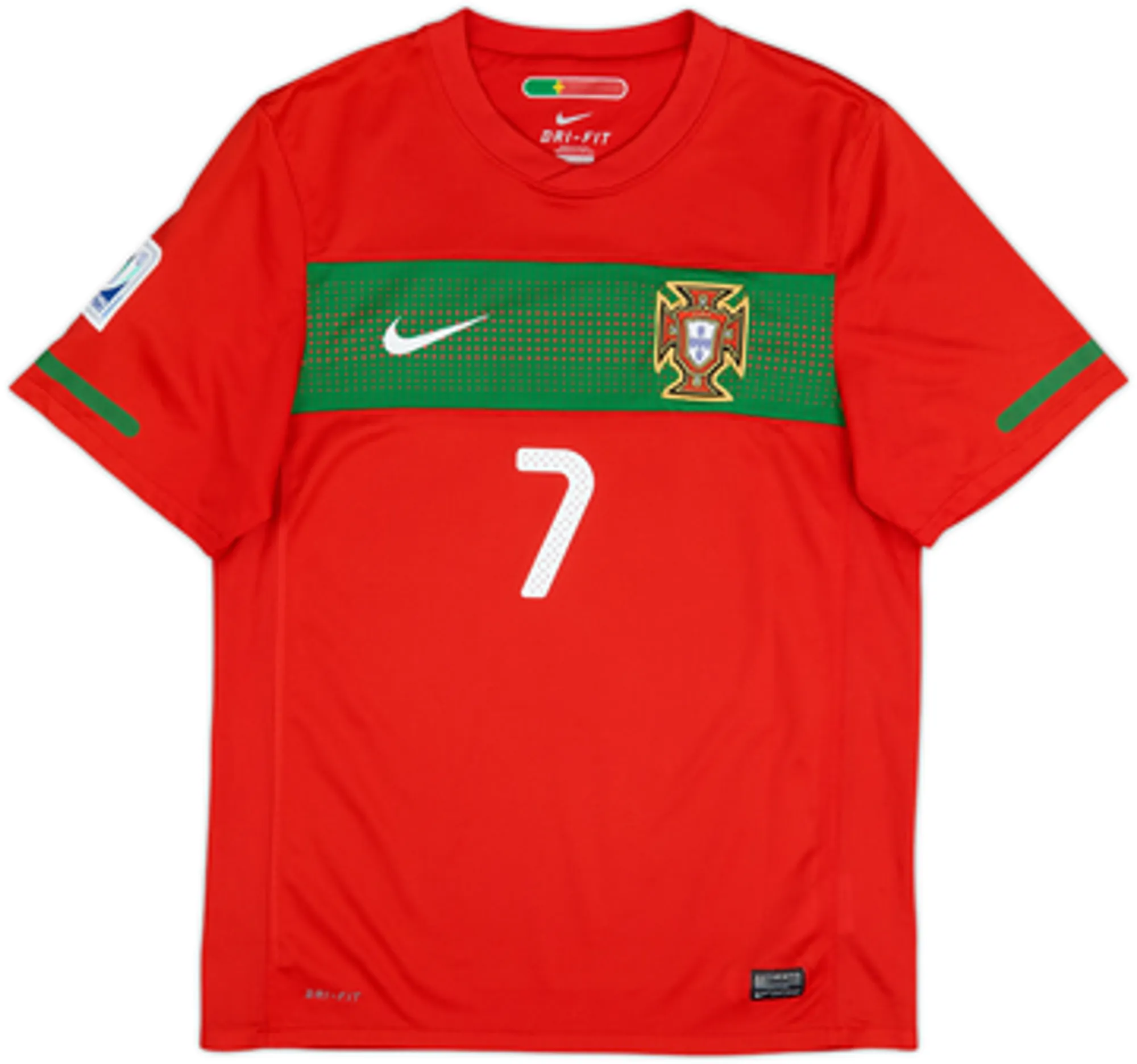 2010-11 Portugal Home Shirt Ronaldo #7 - 9/10 - (S)