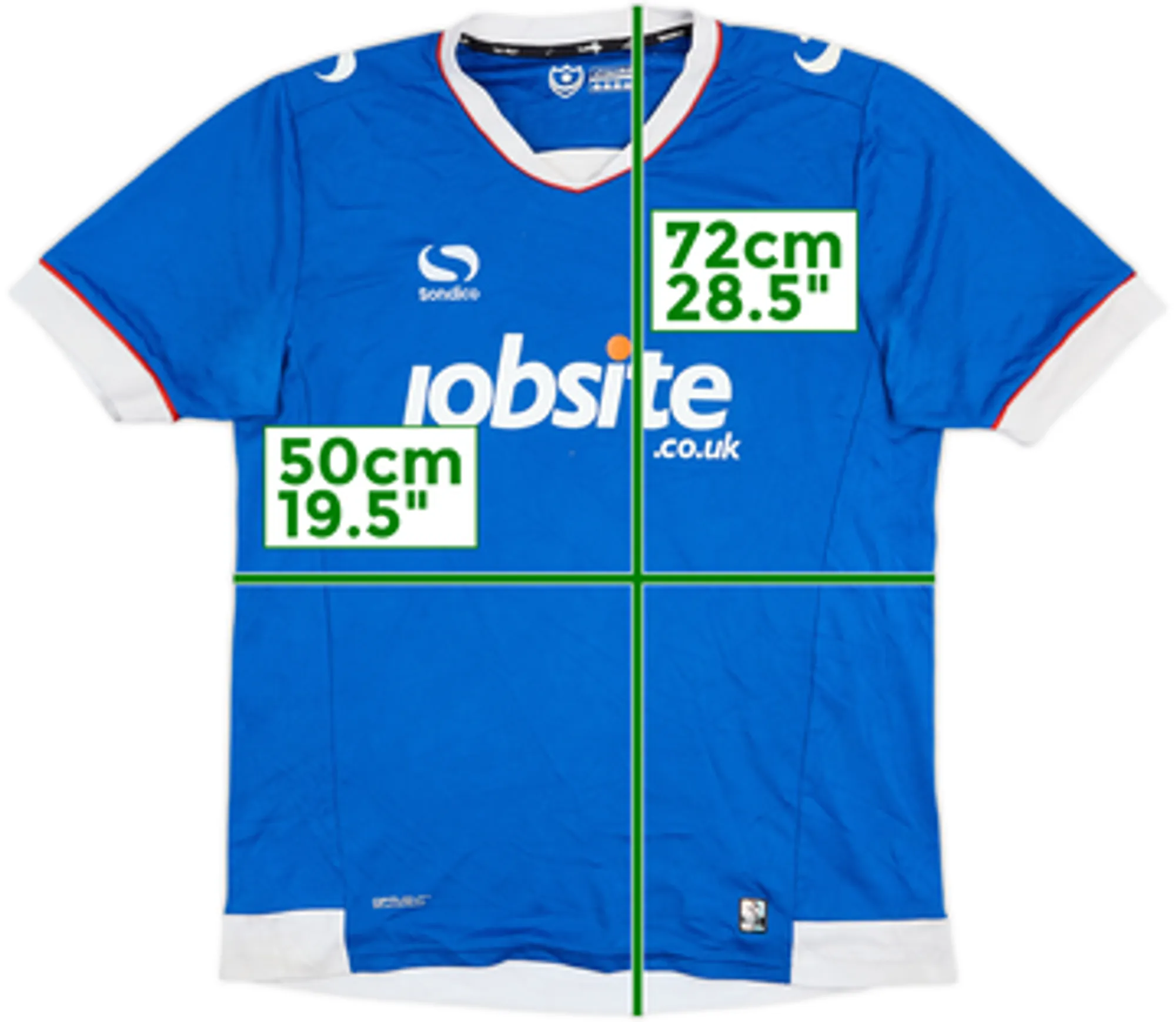 2016-17 Portsmouth Home Shirt - 6/10 - (M)