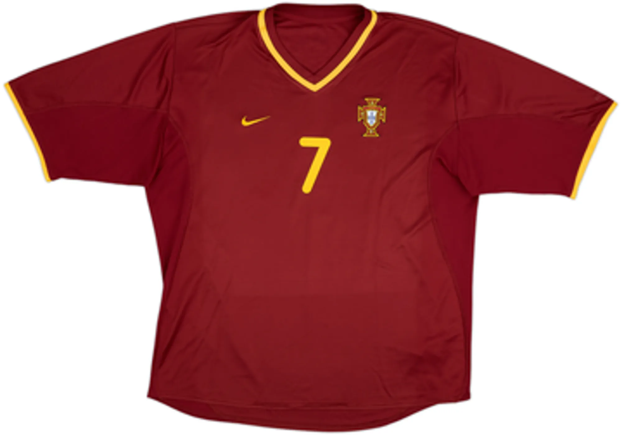 2000-02 Portugal Home Shirt Figo #7 - 6/10 - (XL)