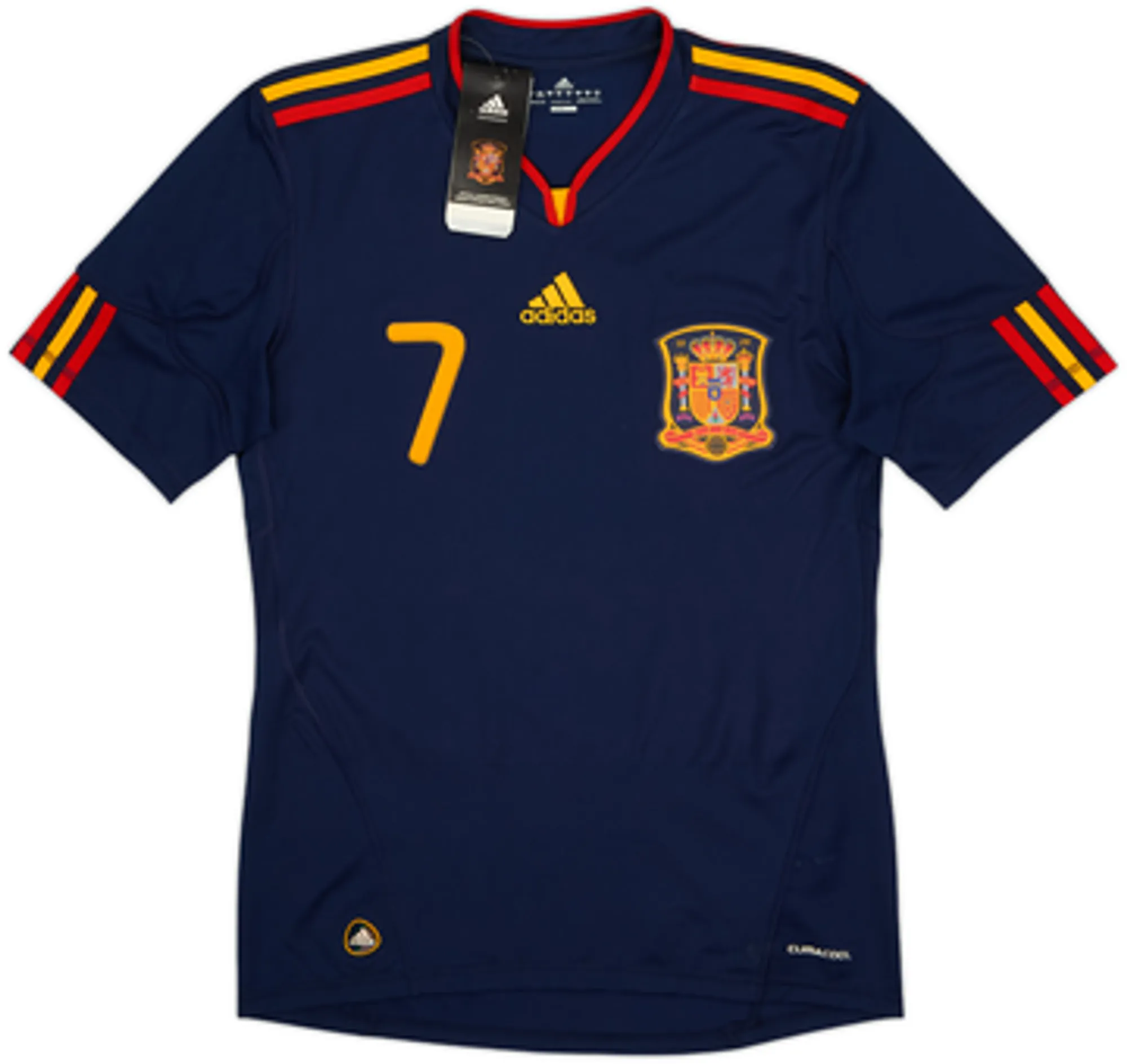 2010-11 Spain Away Shirt David Villa #7 (S)