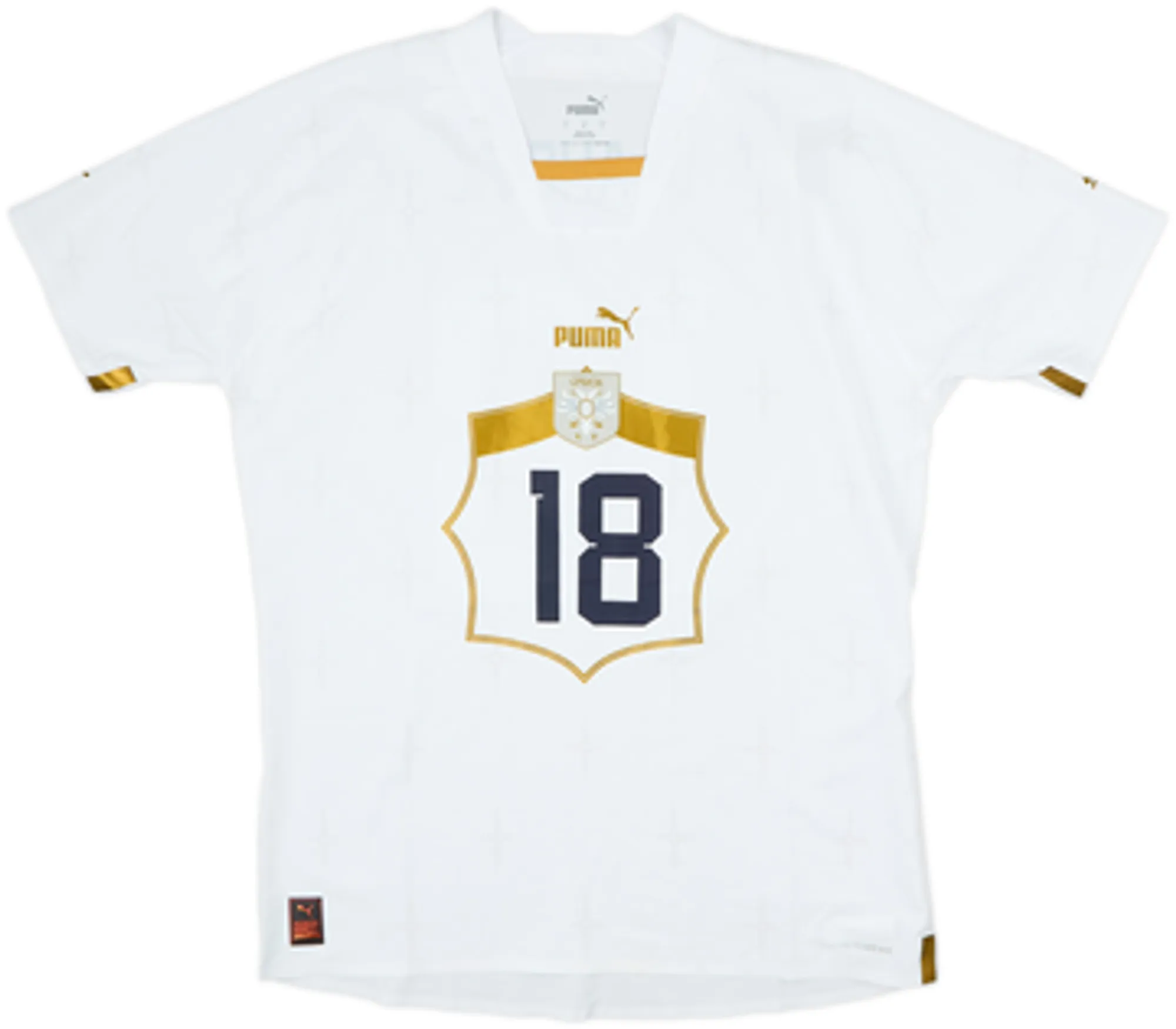 2022-23 Serbia Player Issue Away Shirt Vlahovic #18 - 8/10 - (L)