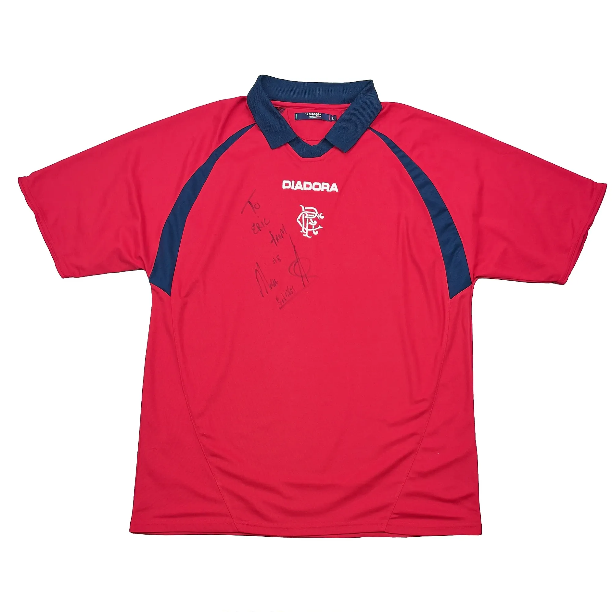 2003/04 Rangers Training Shirt (L) Diadora | Cult Kits