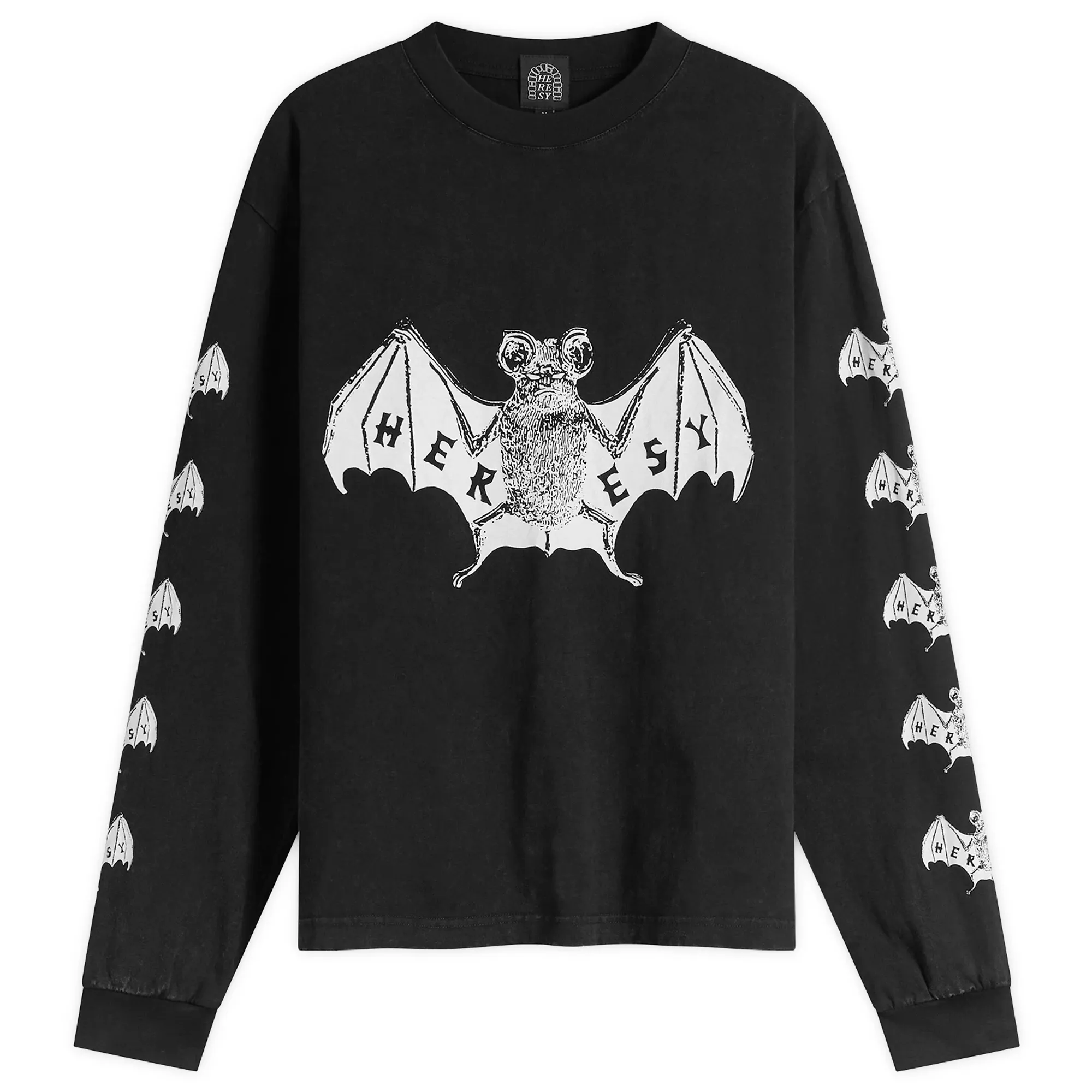 Heresy Men's Bats Long Sleeve T-Shirt Black