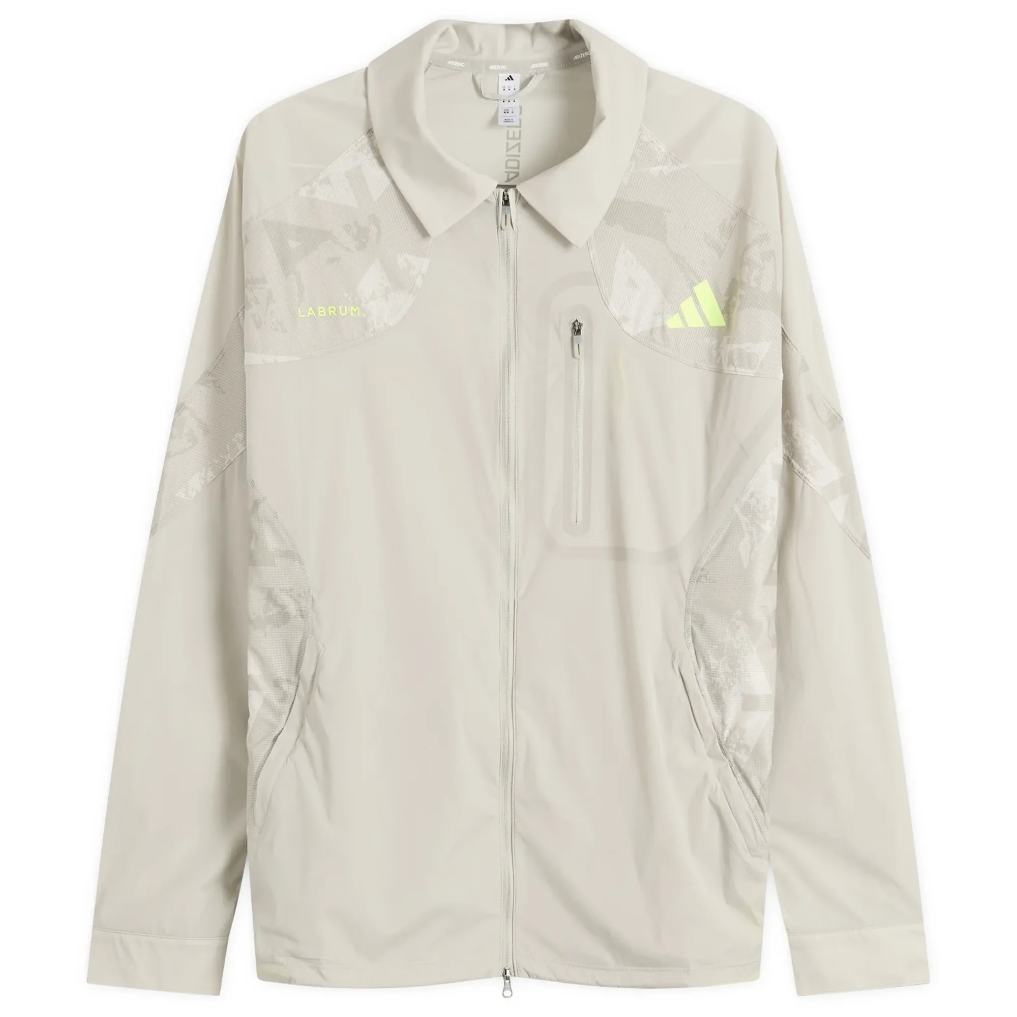 Adidas Men's x Labrum Coach Jacket Sesame Yellow