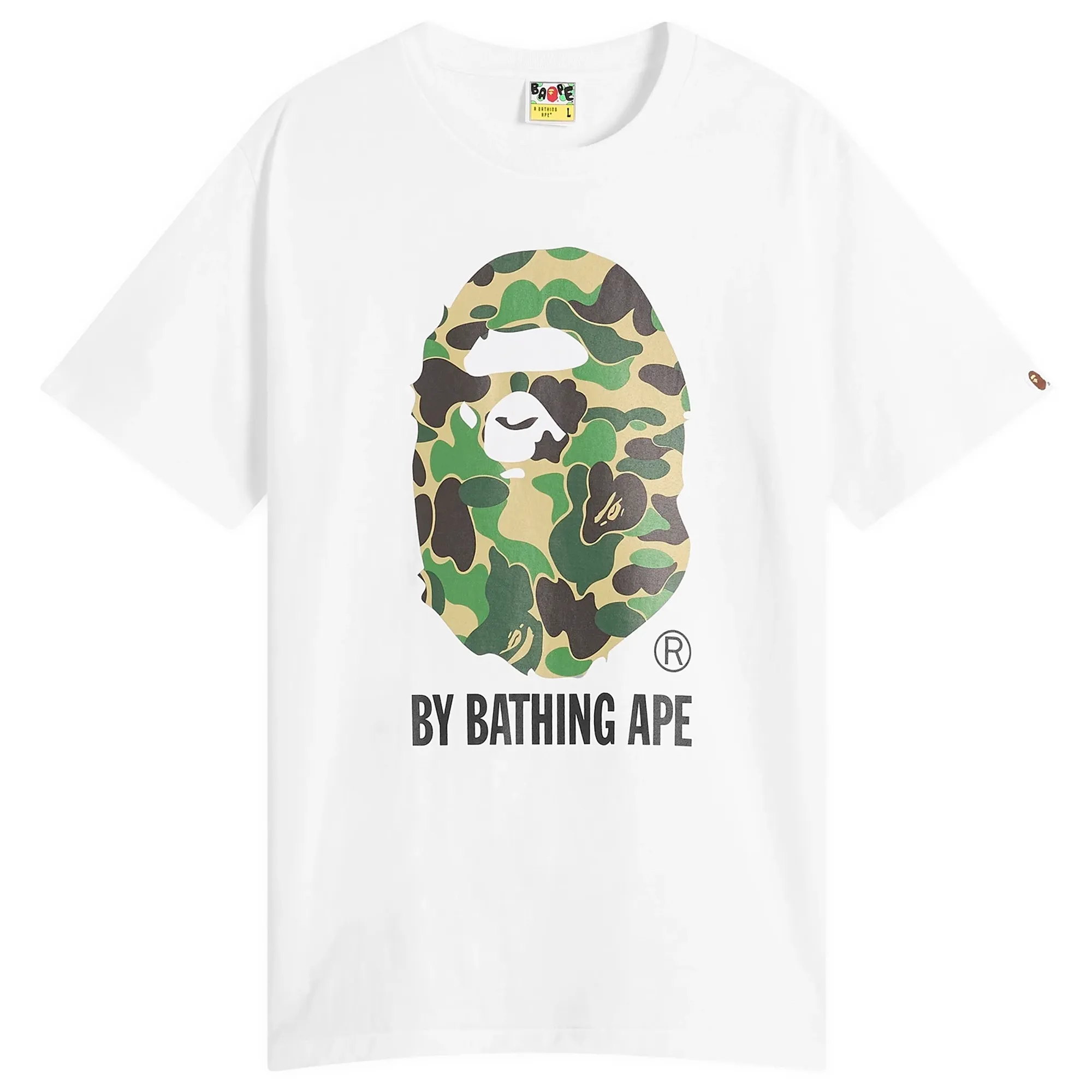 A Bathing Ape Men's ABC Camo By Bathing Ape T-Shirt White/Green