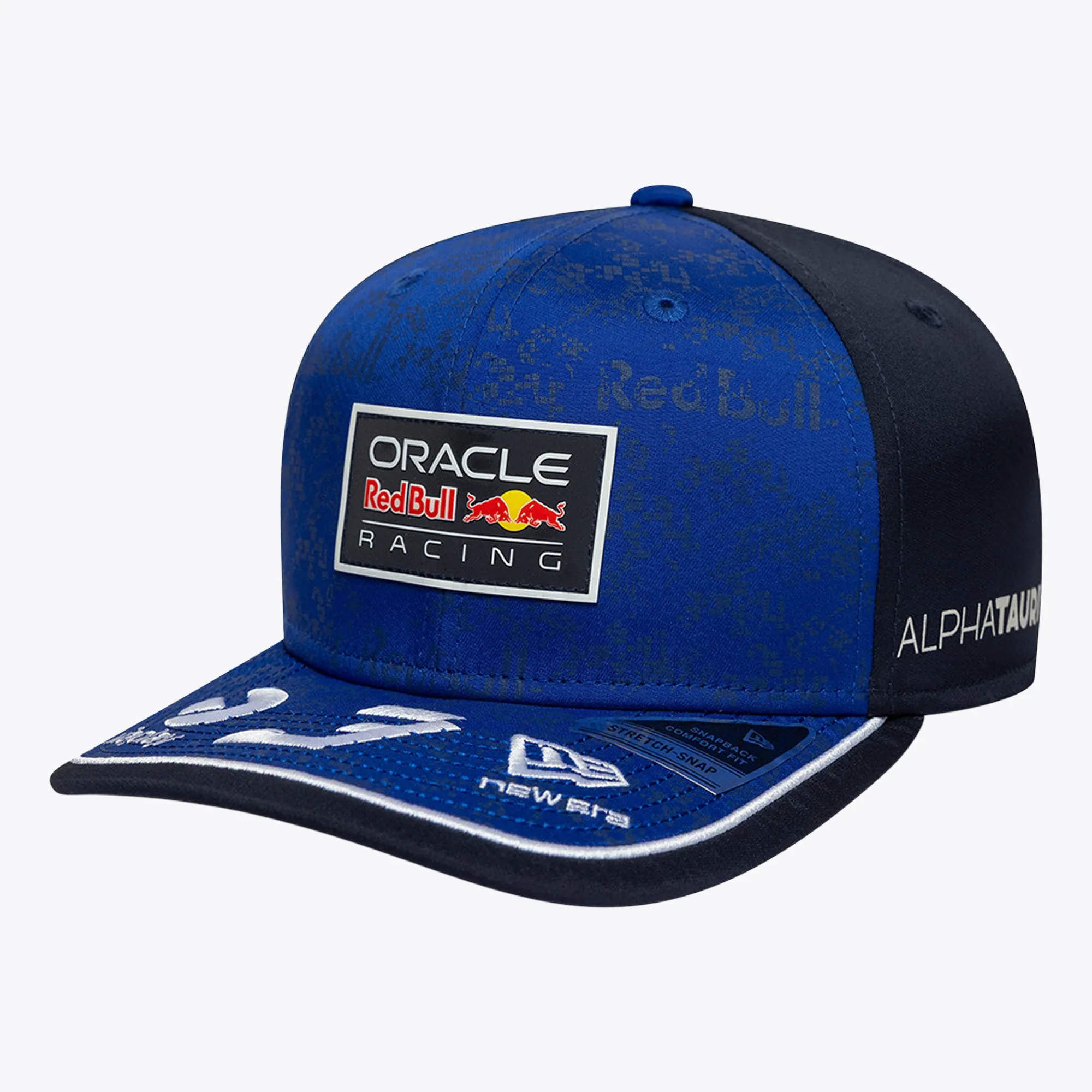 Red Bull Racing Max Verstappen Dark Blue 9SEVENTY Stretch Snap Adjustable Cap New Era Cap adult unisex