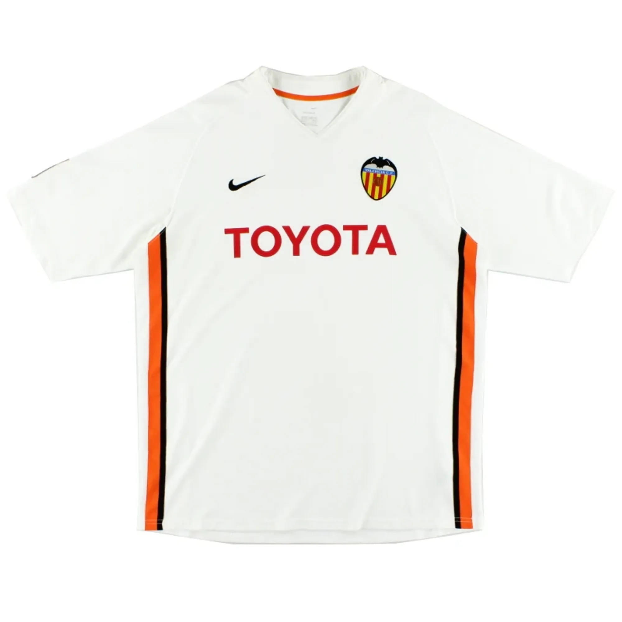 2006-07 Valencia Home Shirt L - Valencia / Excellent 