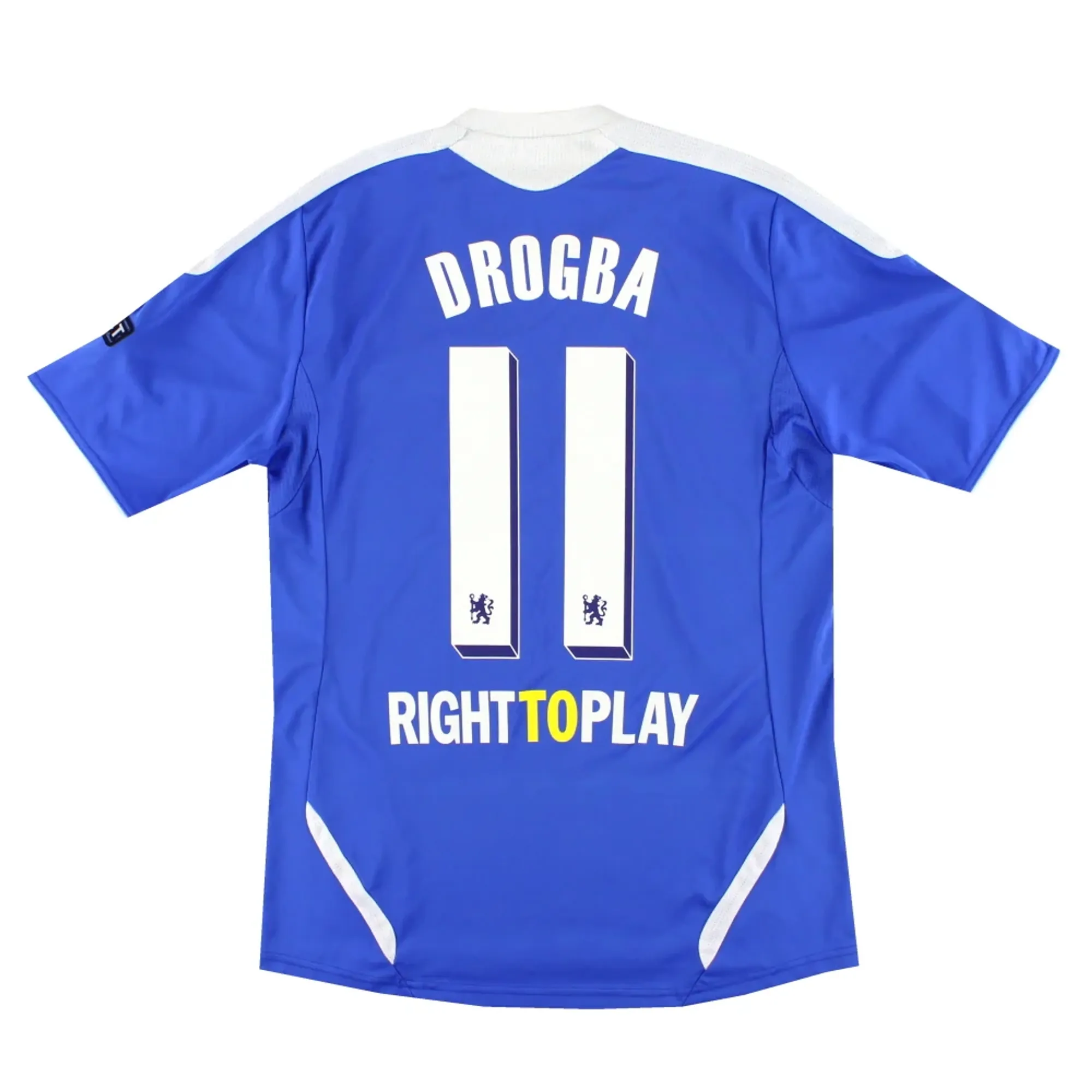 2011-12 Chelsea adidas 'CL Final' Home Shirt Drogba #11 M - Chelsea / Excellent 