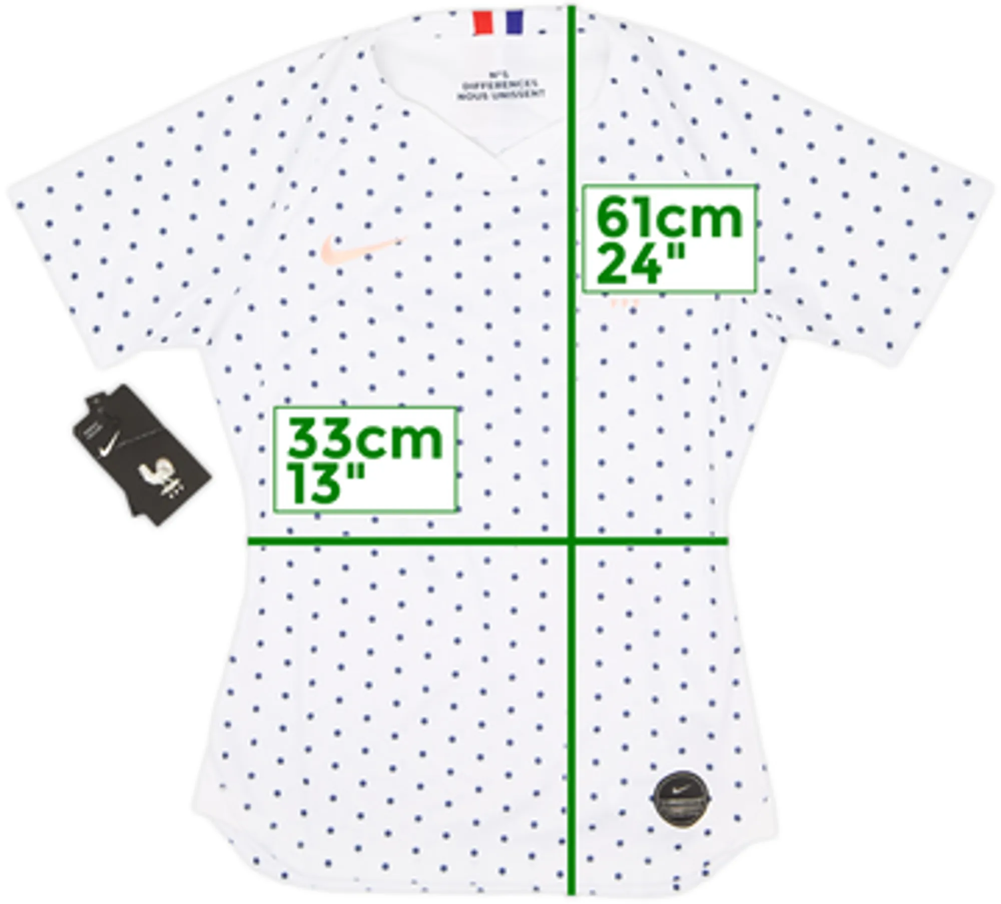 2019-20 France Women Away Shirt (Women's XS)