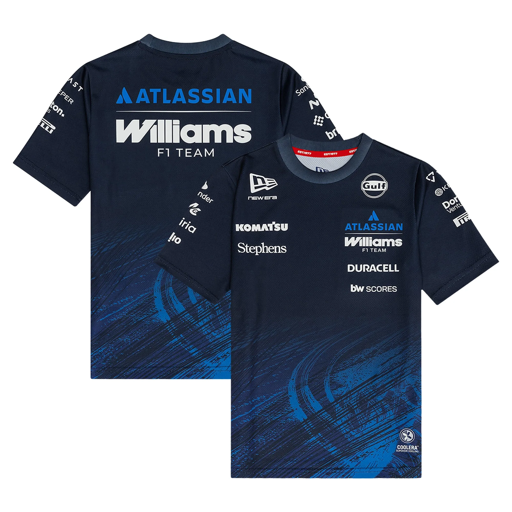 Williams Racing New Era Replica Tech T-Shirt - Navy - Kids