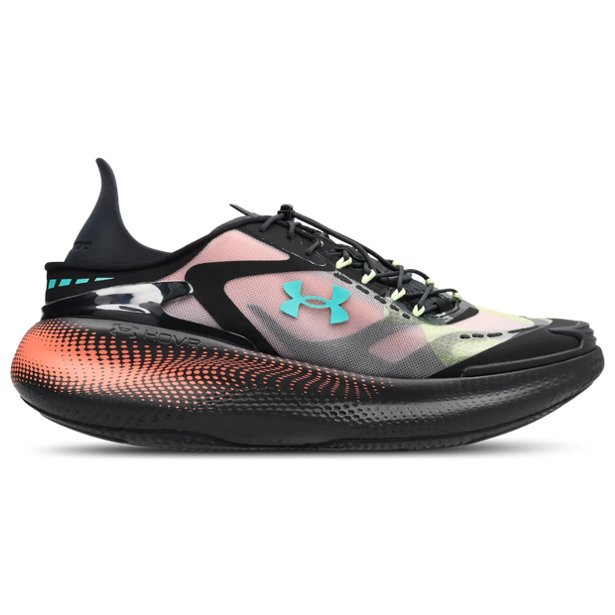 Under Armour  Echo SlipSpeed™ Unisex Shoes Electric Tangerine / Black / Green Mode 9.5