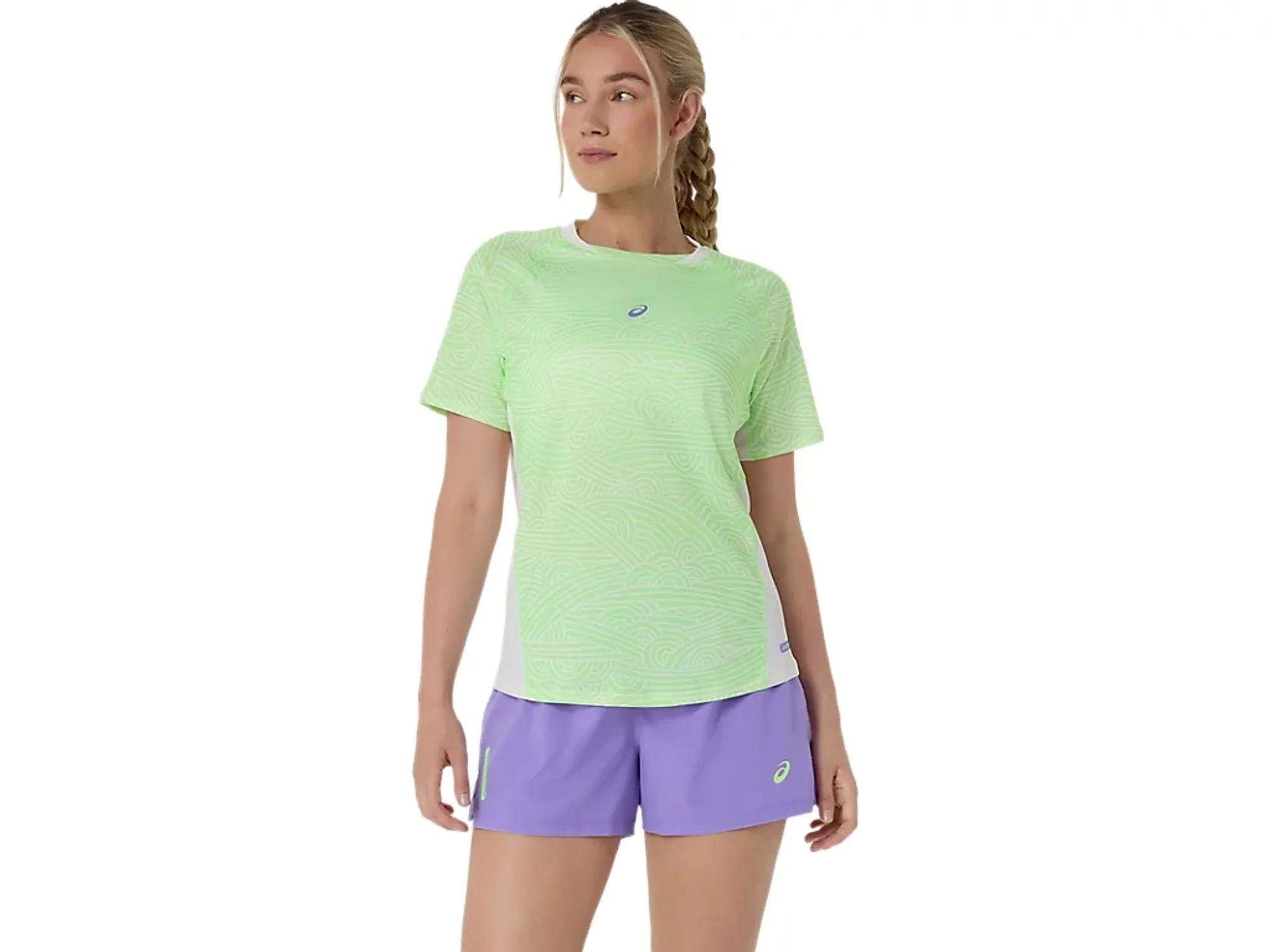 Asics Padel Court All Over Print Ss Top