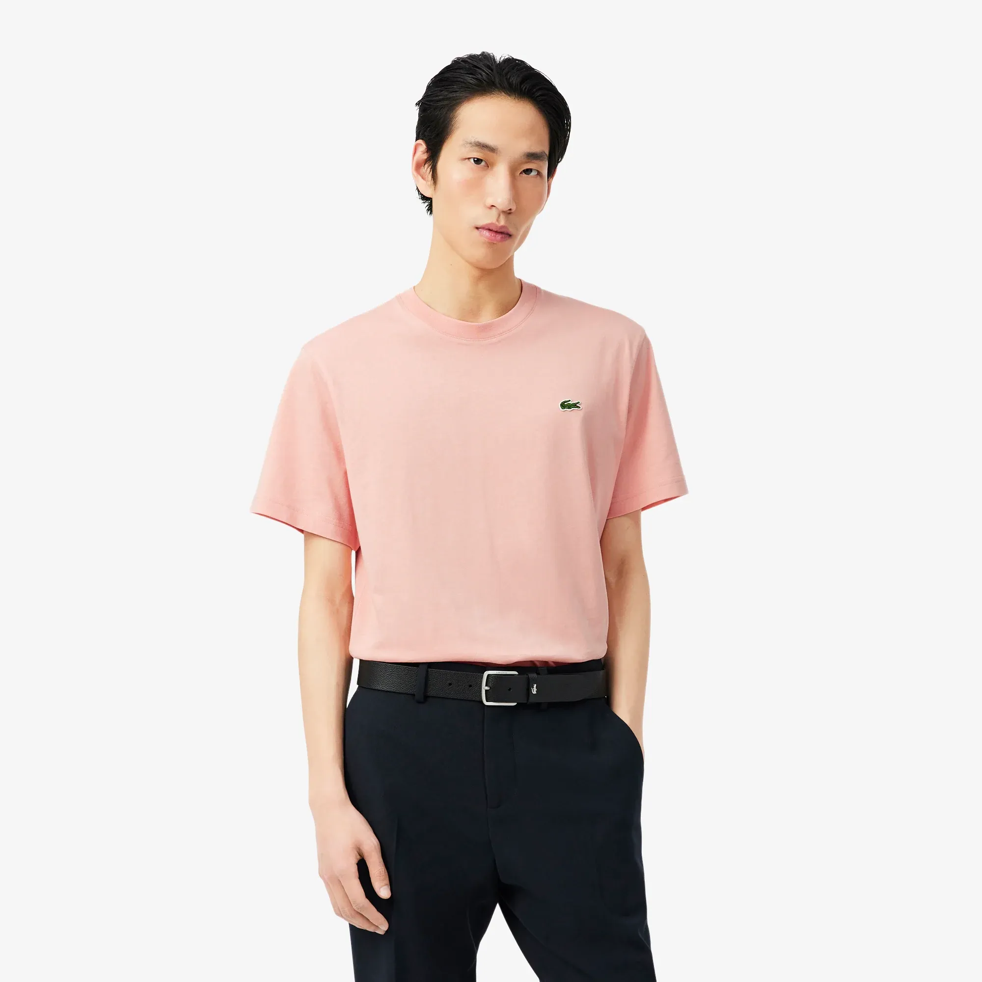 Lacoste Cotton T-shirt - Coral Pink