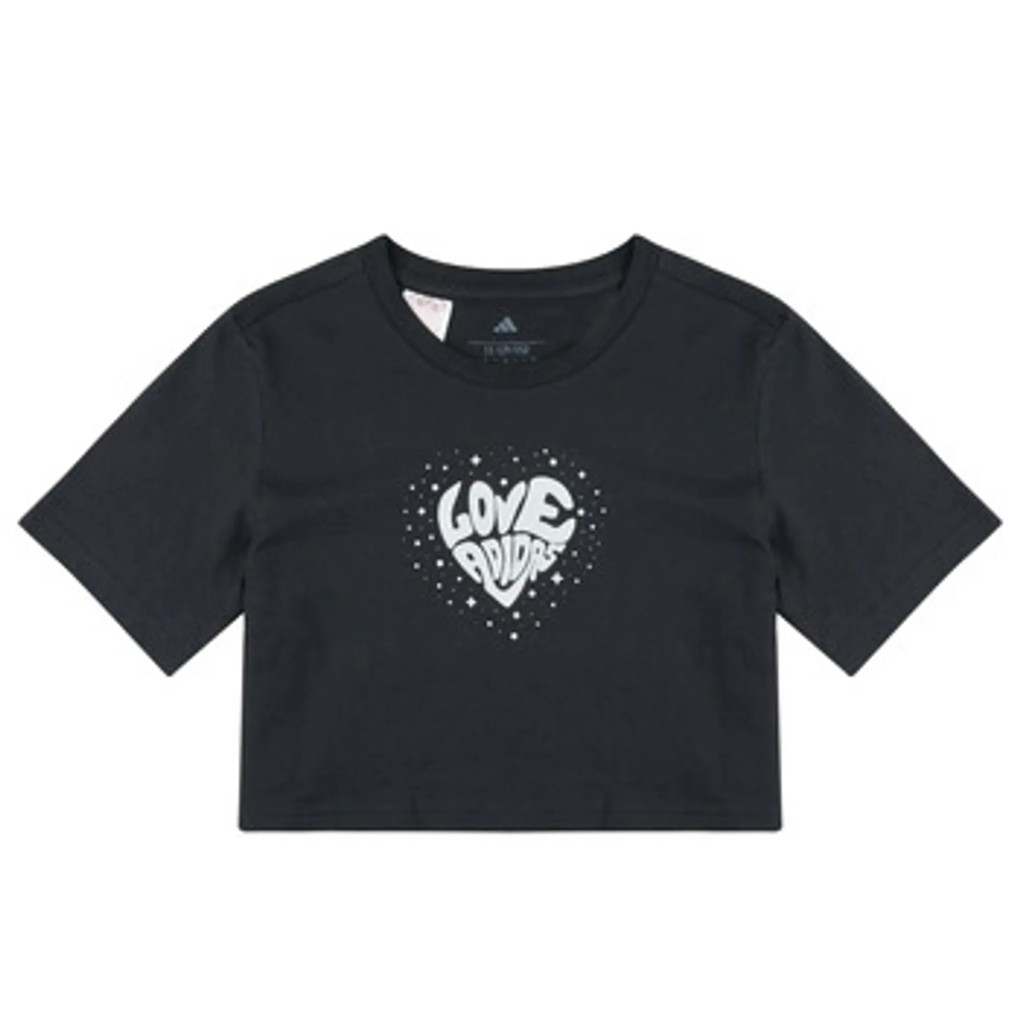 adidas  -  girls's Children's T shirt in Black