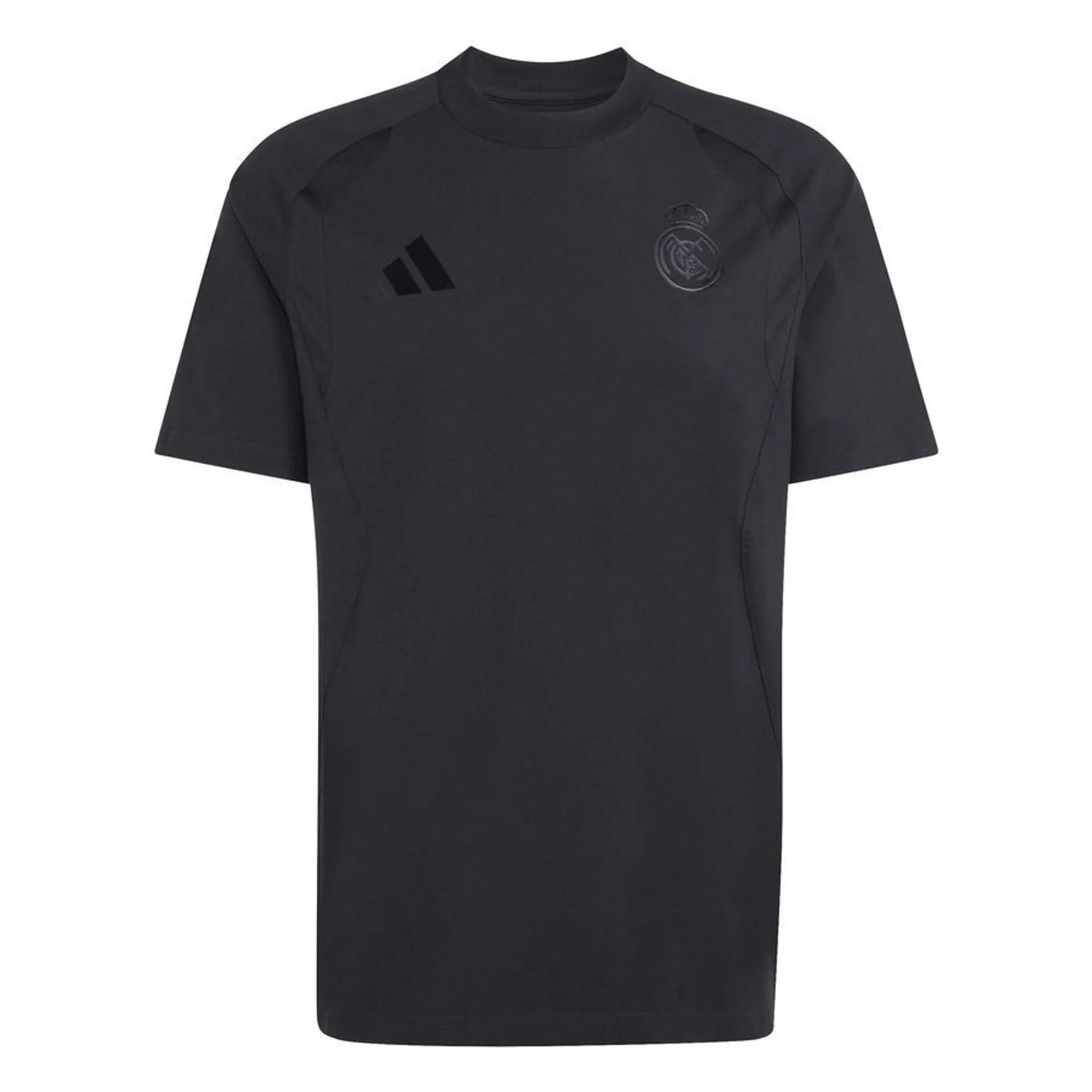 Real Madrid Training T-Shirt Vis Tech Travel - Black - ['Black']