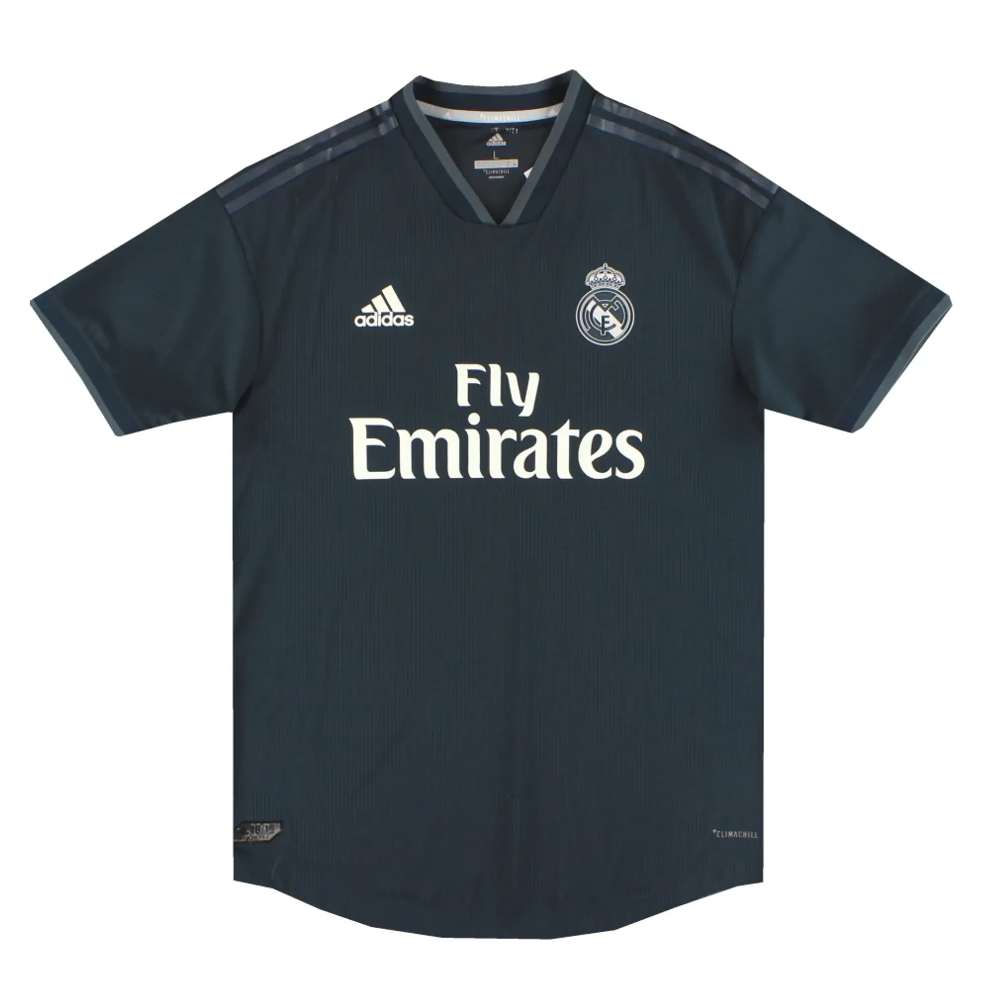 2018-19 Real Madrid Authentic adidas Away Shirt L - Real Madrid / Excellent 