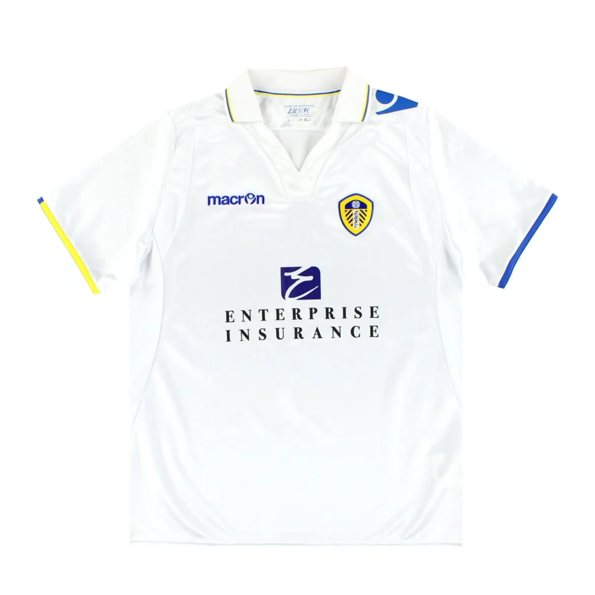 2011-12 Leeds Macron Home Shirt XL.Boys - Leeds / Excellent 