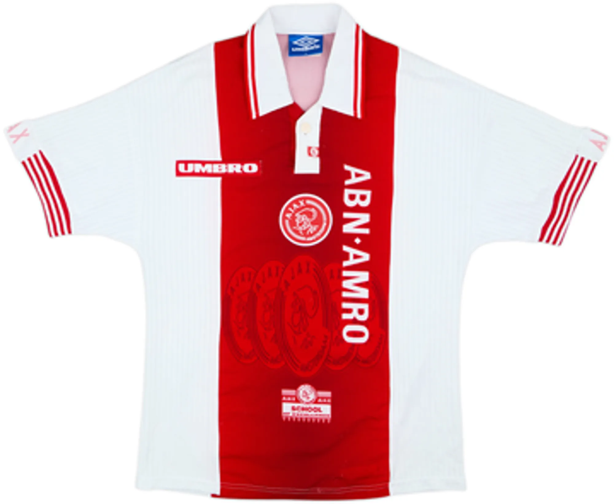 1997-98 Ajax Home Shirt F. De Boer #4 - 5/10 - (S)
