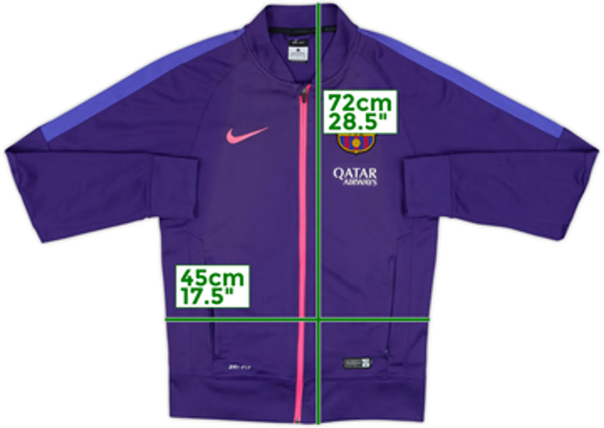 2015-16 Barcelona Nike Track Jacket - 5/10 - (S)