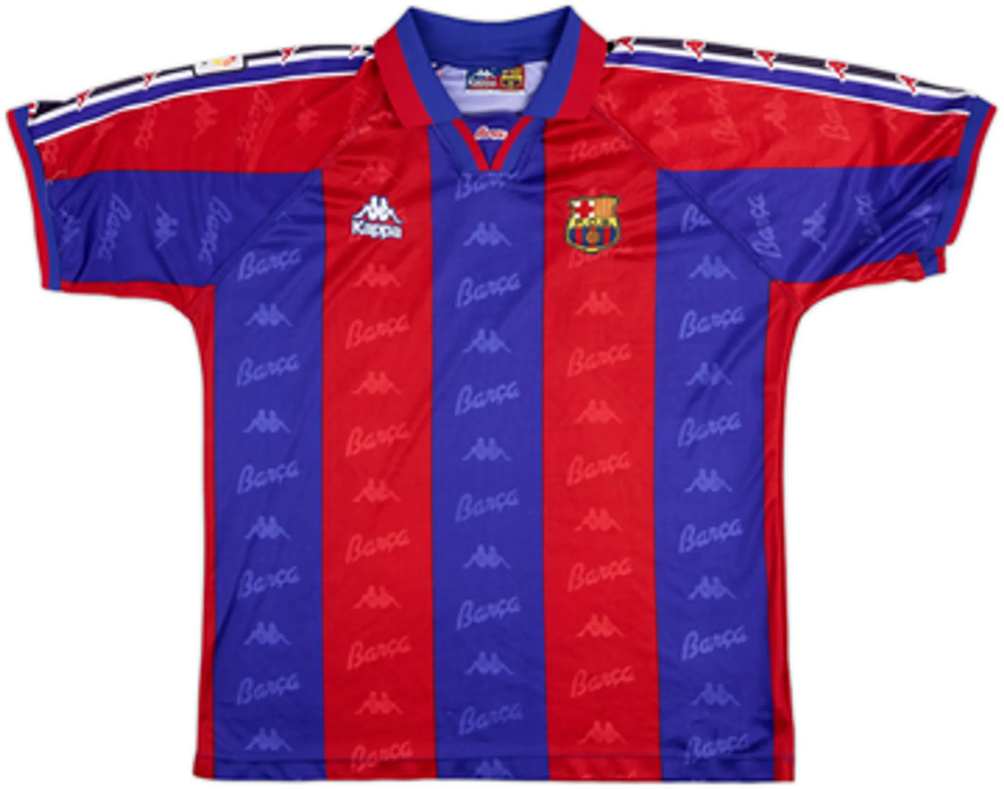 1995-97 Barcelona Home Shirt De la Pena #23 - 8/10 - (M)