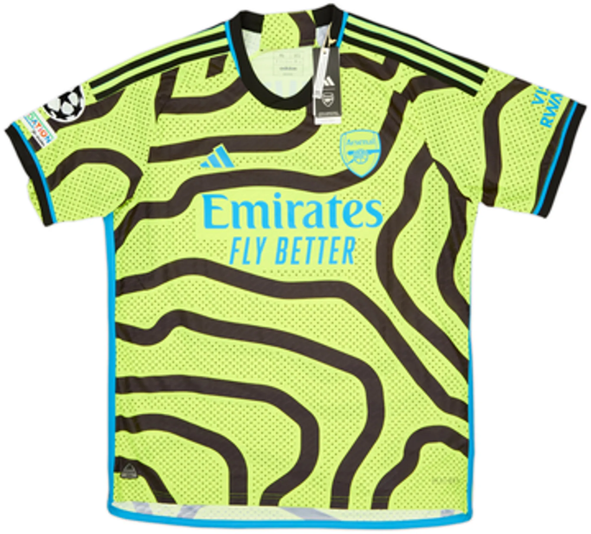 2023-24 Arsenal Authentic Away Shirt White #4 (XL)