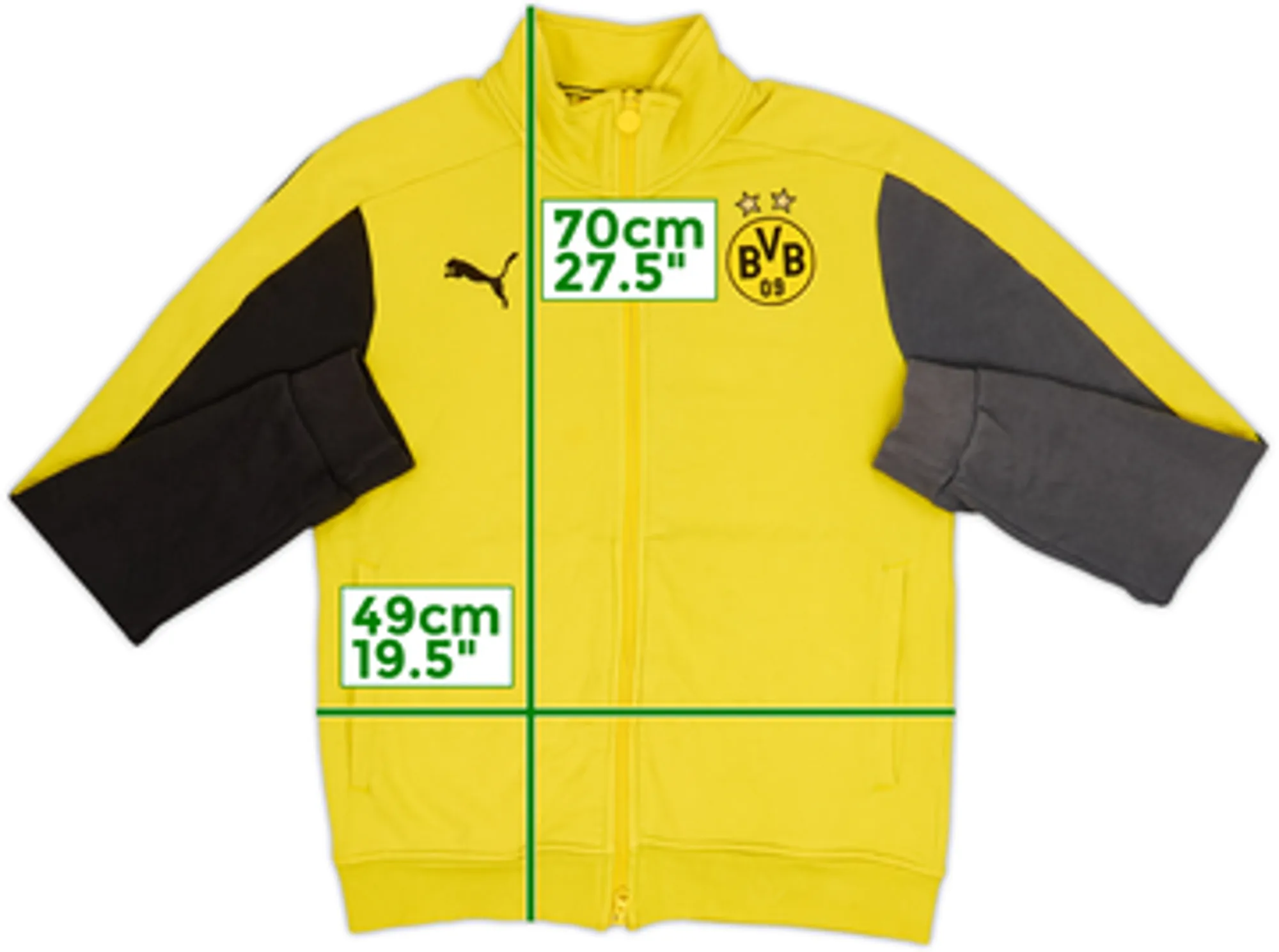 2014-15 Borussia Dortmund Puma Track Jacket - 6/10 - (M)
