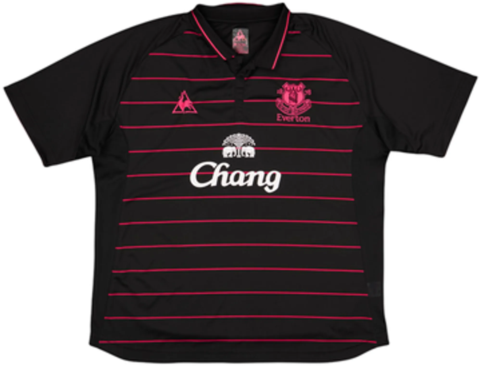 2009-10 Everton Away Shirt Baines #3 - 8/10 - (XL)